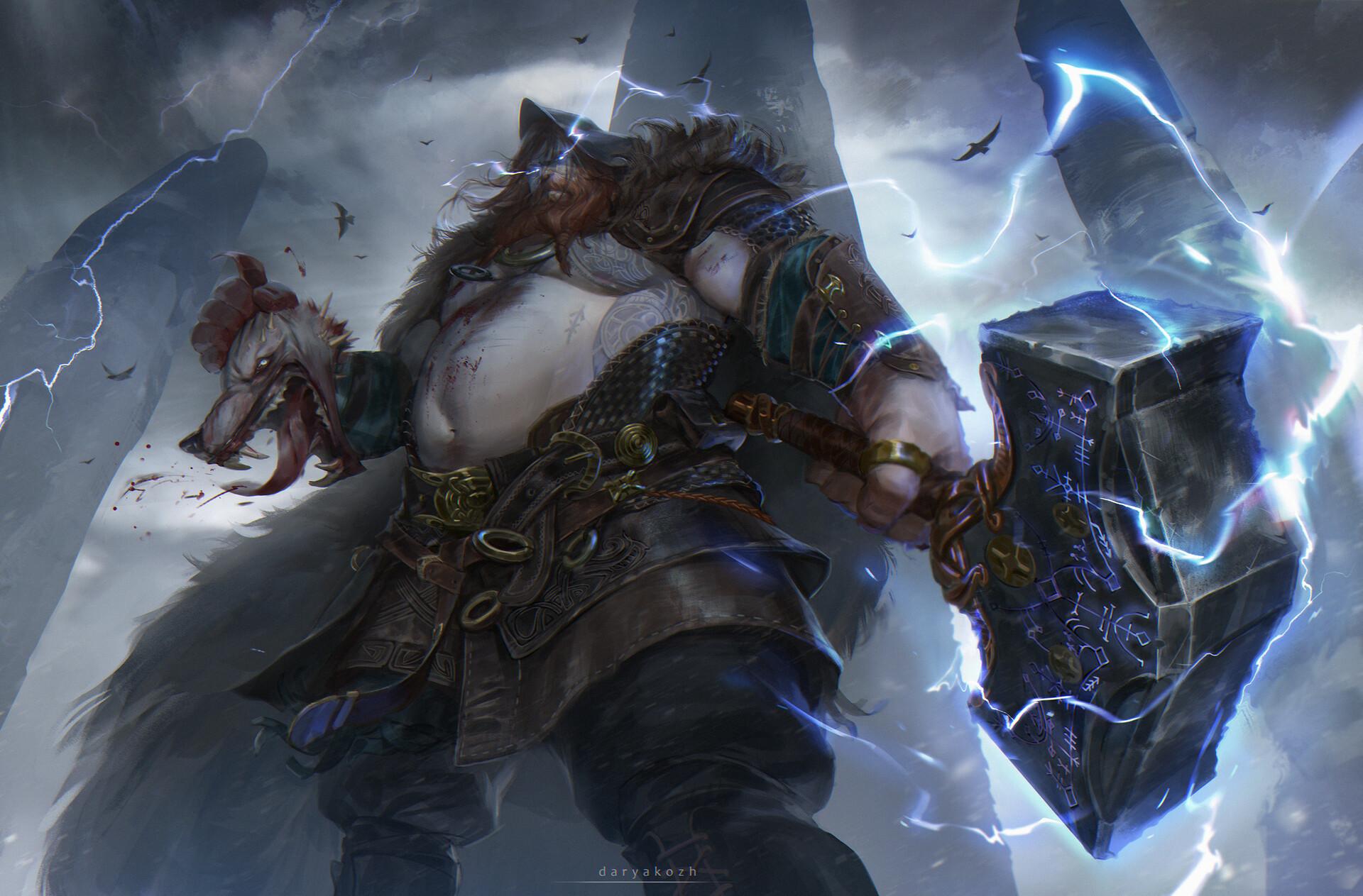 1920x1263 Thor God of War Ragnarok Fanart Wallpaper, HD Games 4K Wallpaper, Image, Photo and Background