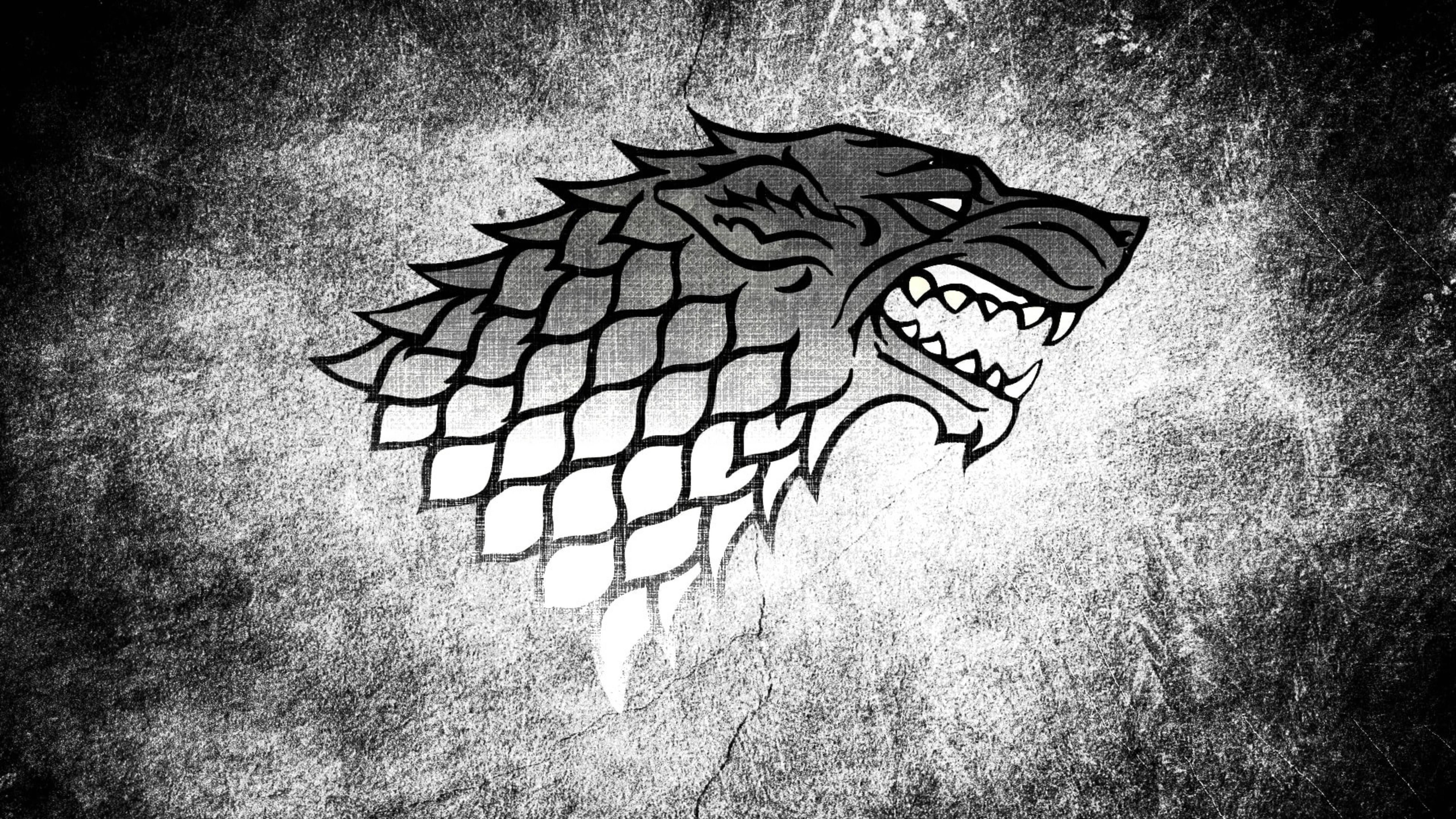 5120x2880 House Stark Wallpaper