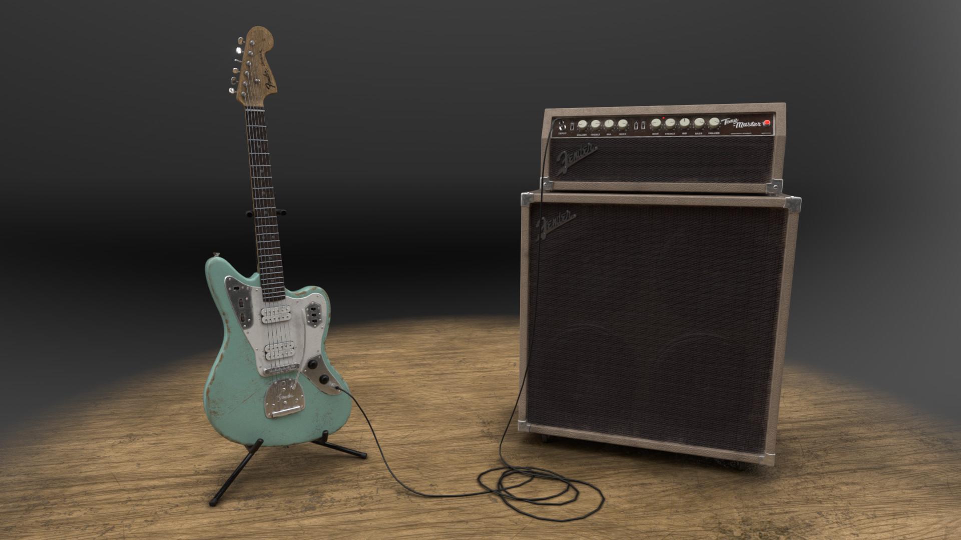 1920x1080 Vintage Fender Jaguar