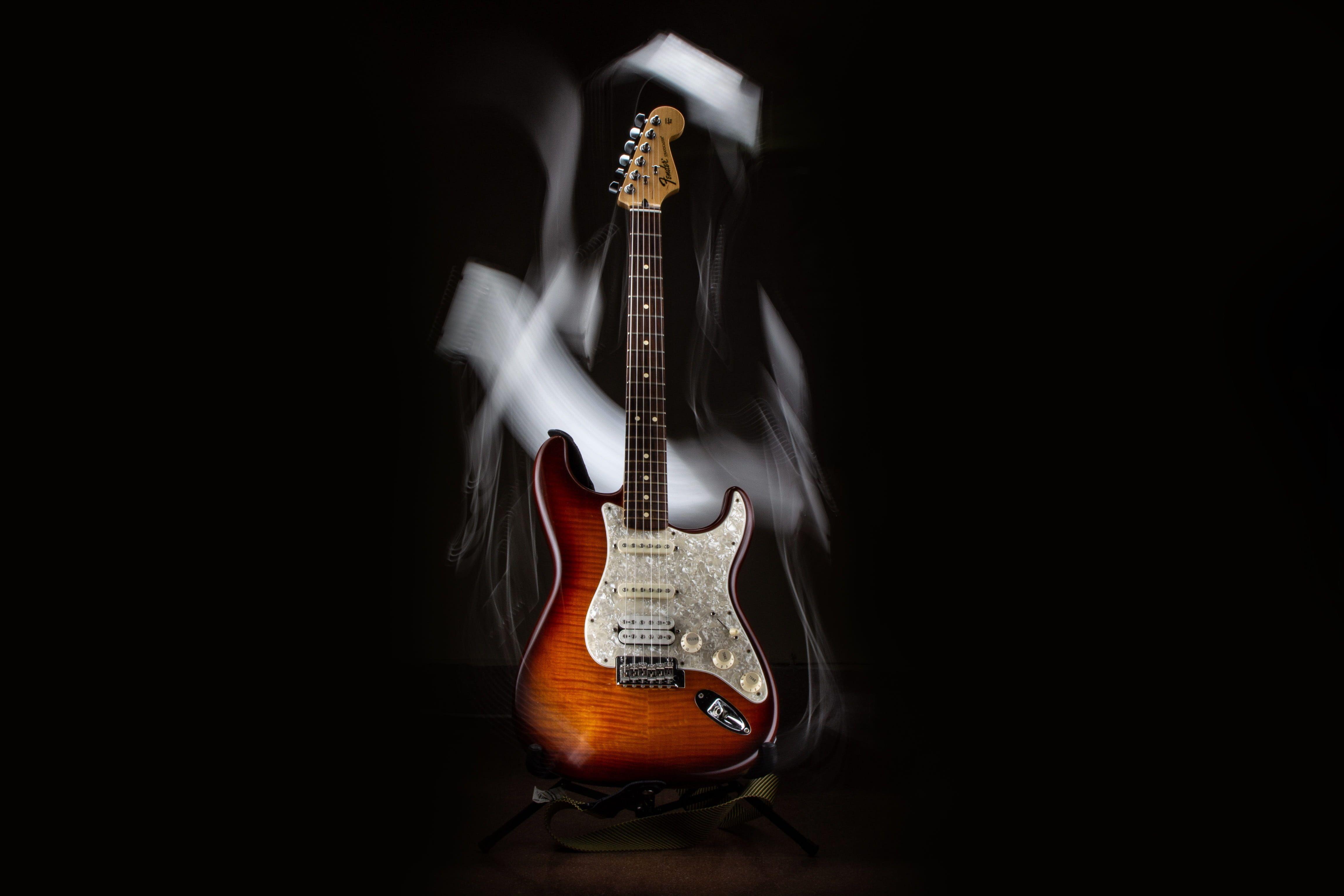4608x3072 guitar #fender #electric #music #instrument #stratocaster #rock K # wallpaper #hdwallpaper #desktop. Guitar, Electric music, Instruments