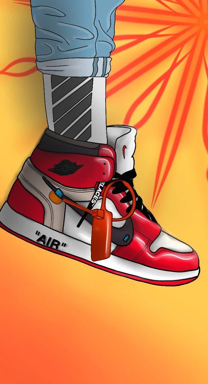 720x1329 Air Jordan 1 X Off White wallpaper
