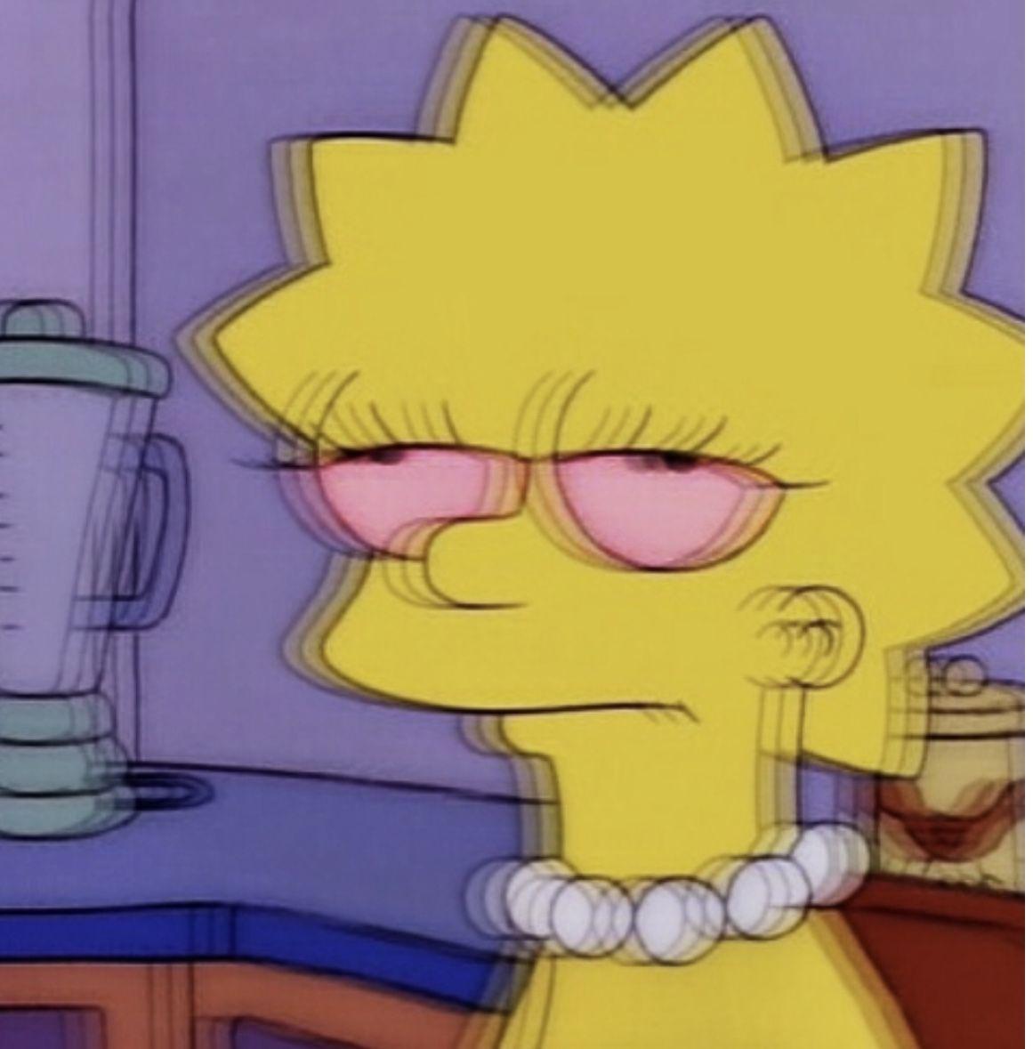 Download Sad Girl Aesthetic Lisa Simpson Wallpaper  Wallpaperscom