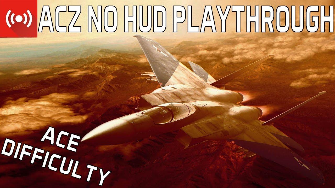 1280x720 Ace Combat Zero Challenge: No HUD & Ace Difficulty Playthrough Attempt