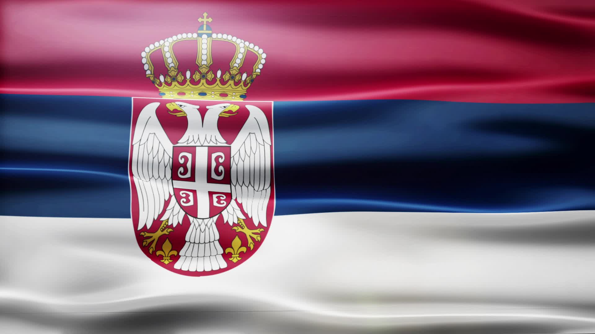 1920x1080 Serbia Flag Stock Video Footage for Free Download