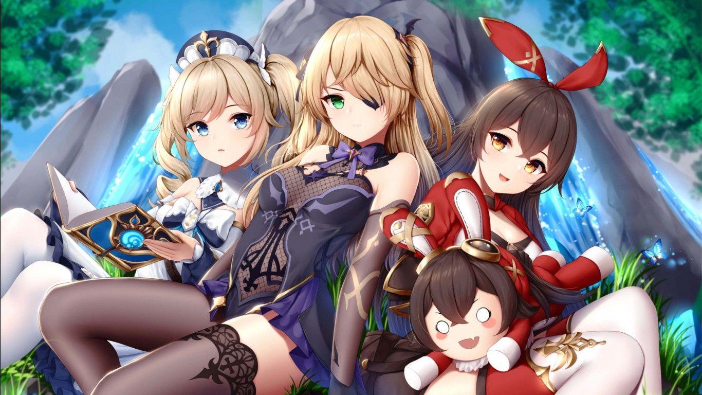 1366x768 Barbara HD Genshin Impact Wallpaper