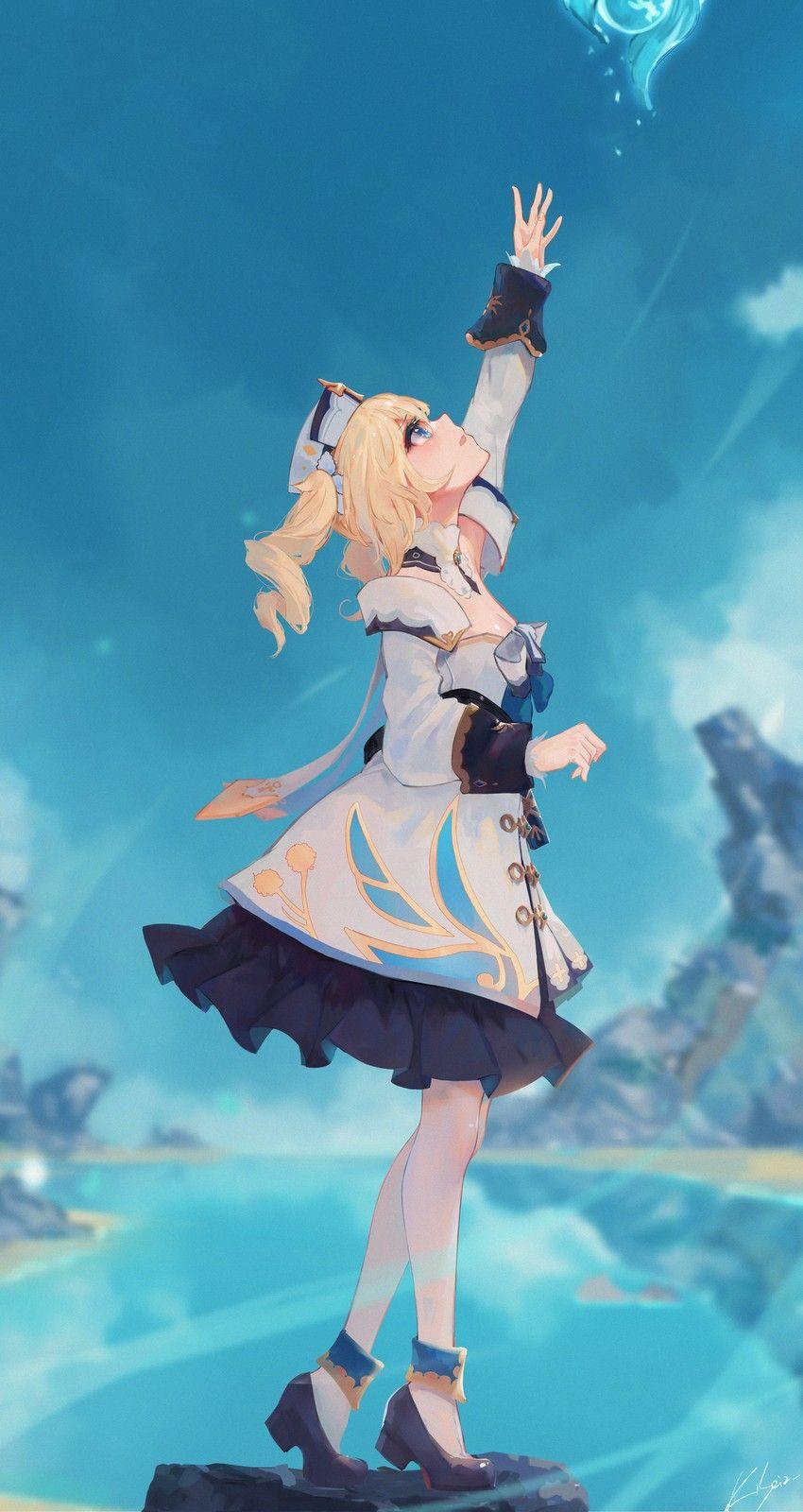 850x1600 BARBARA // GENSHIN IMPACT. Personagens de anime, Desenhos, Filmes musicais