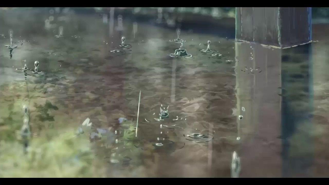 1280x720 Anime Rain Wallpaper