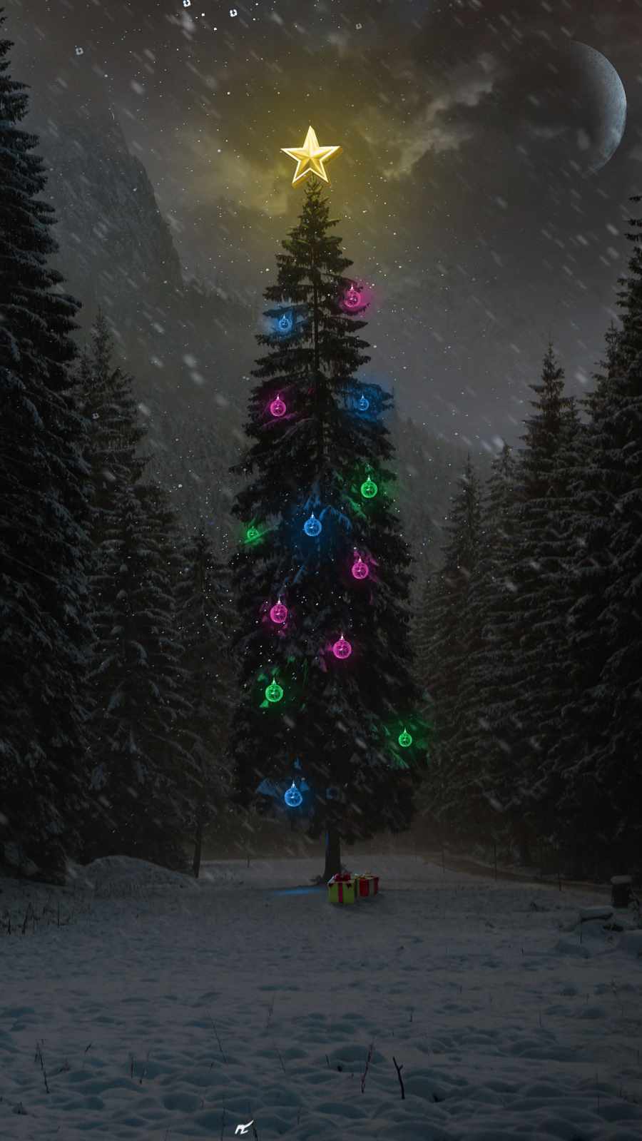 900x1599 Big Christmas Tree IPhone Wallpaper Wallpaper : iPhone Wallpaper