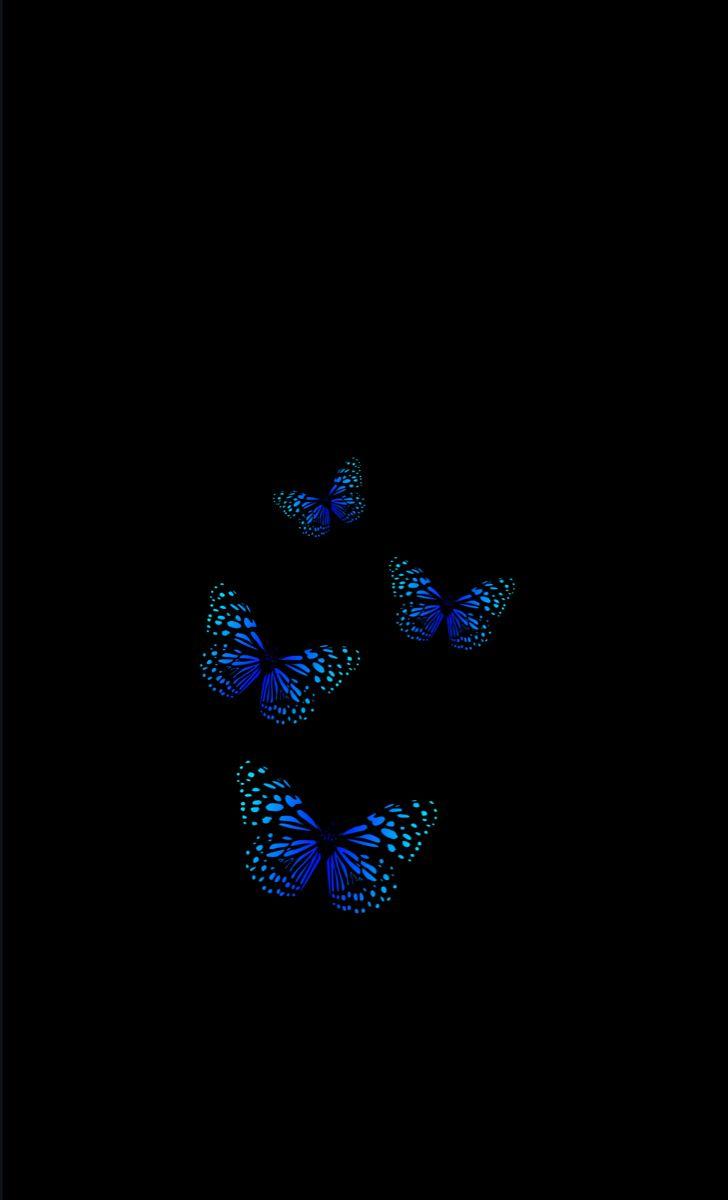 728x1200 Cute aesthetic butterfly wallpaper black and blue. Butterfly wallpaper, Butterfly wallpaper iphone, Beautiful wallpaper background