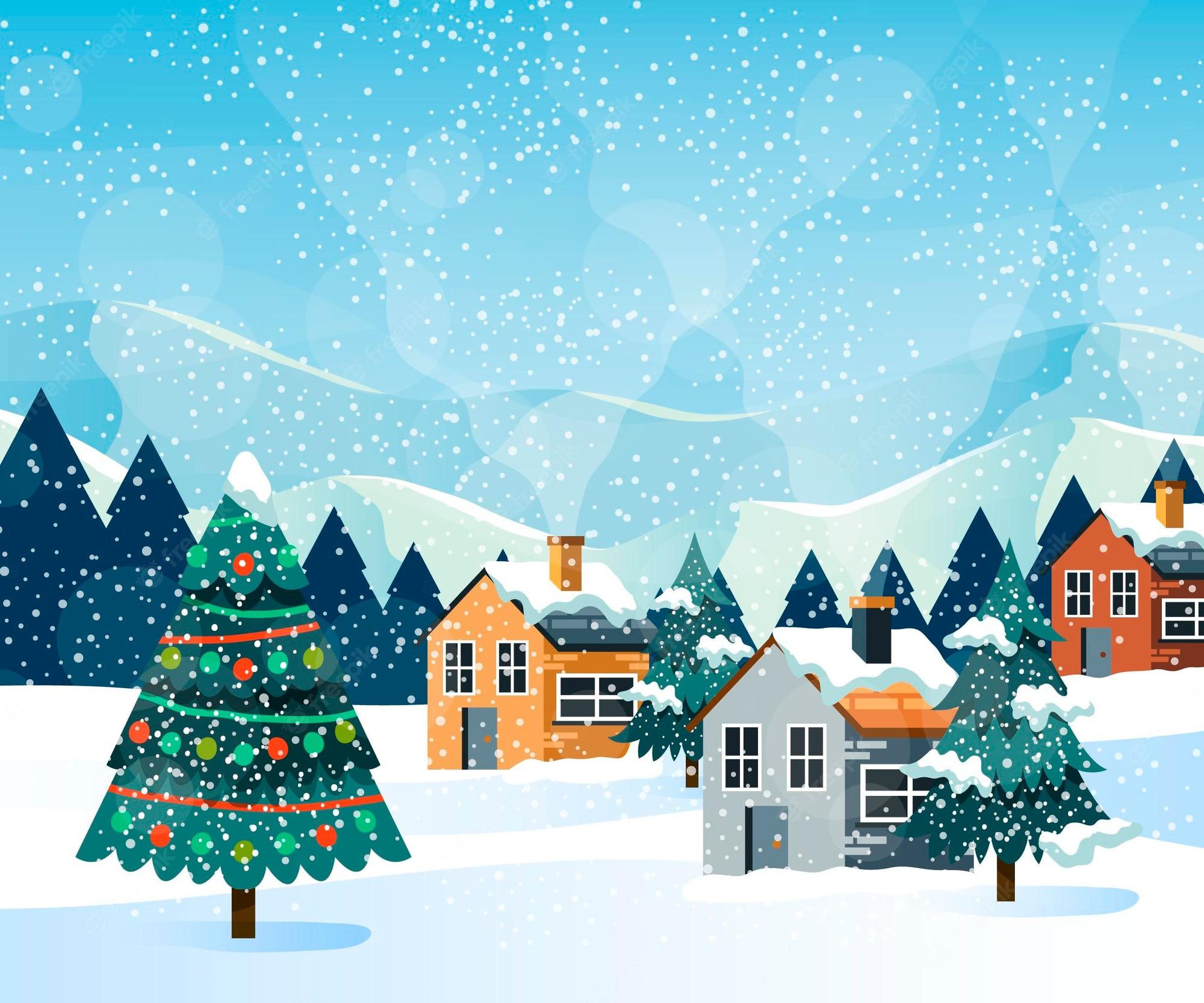 Snow Village Christmas Wallpapers - Top Free Snow Village Christmas ...