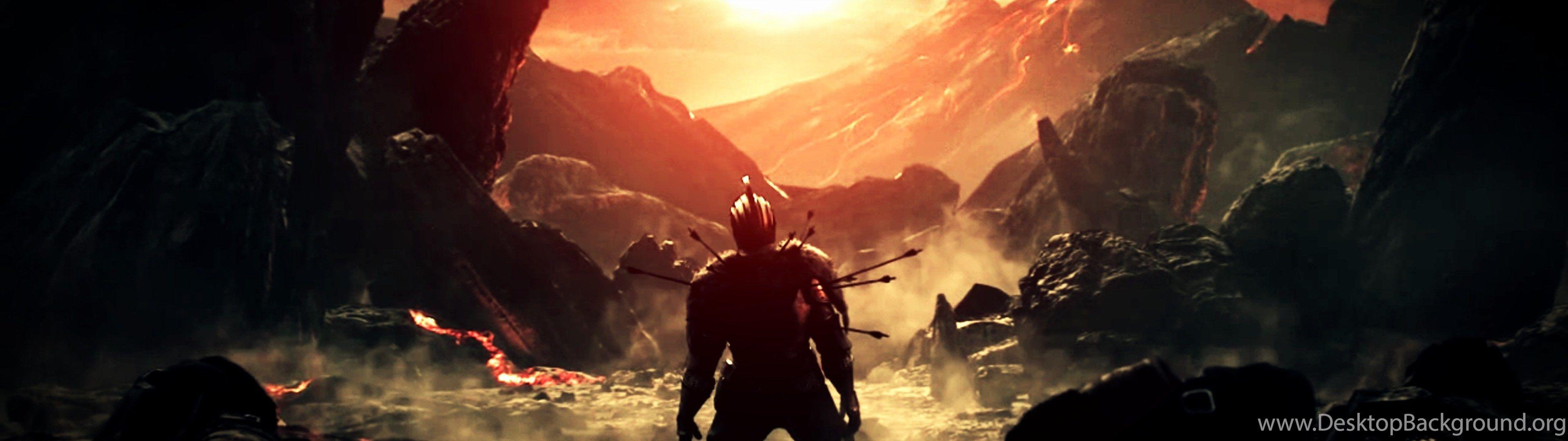 3840x1080 Dark Souls Dual Screen Wallpaper
