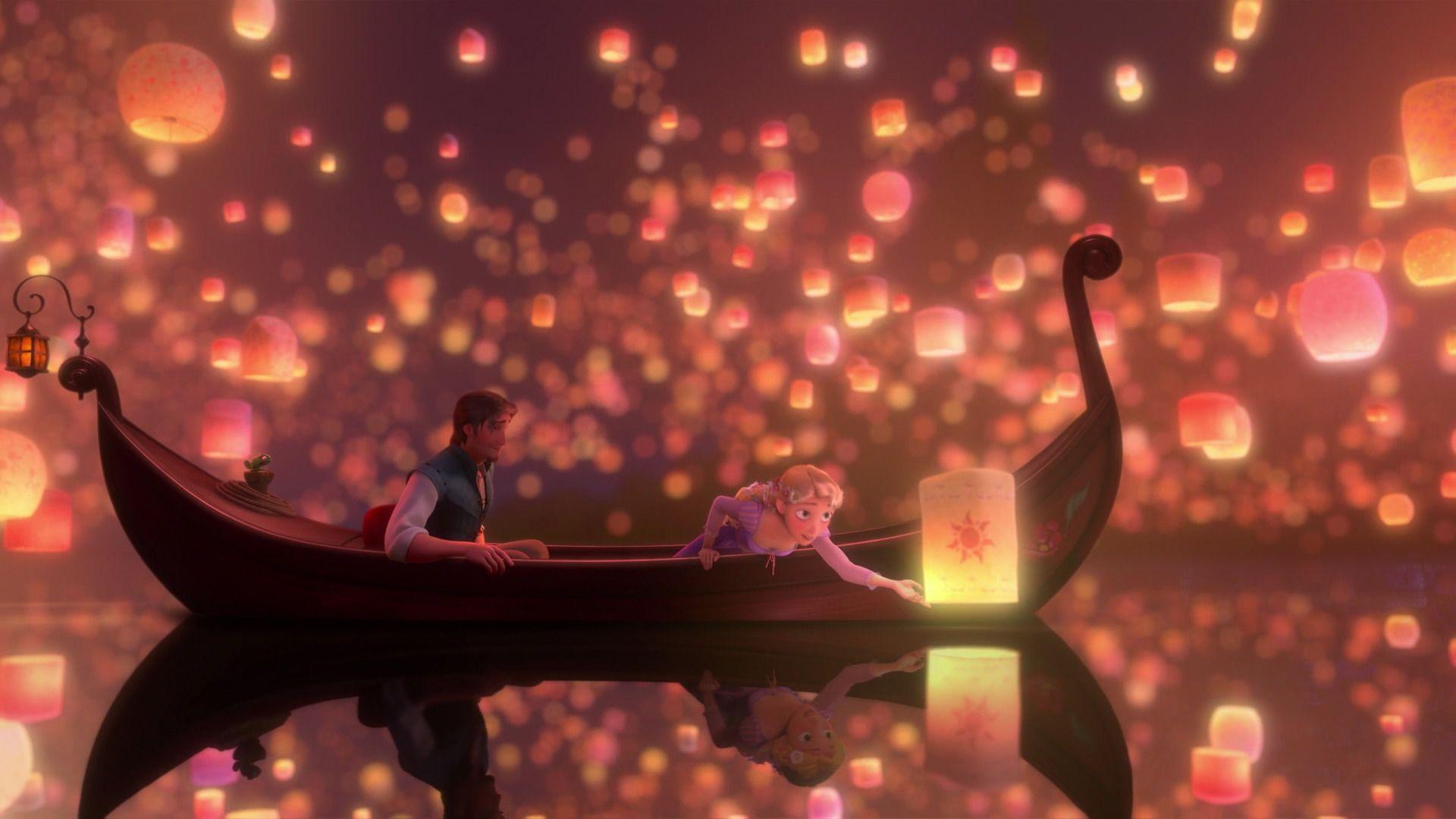 1920x1080 This isn't TANGLED Movie, It's REAL Lantern Festival Thailand