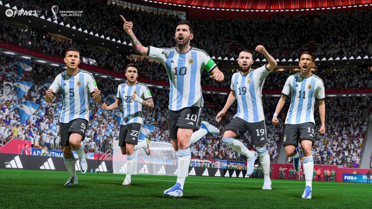 1200x675 Argentina to win the 2022 FIFA World Cup Qatar according to FIFA 23 forecast