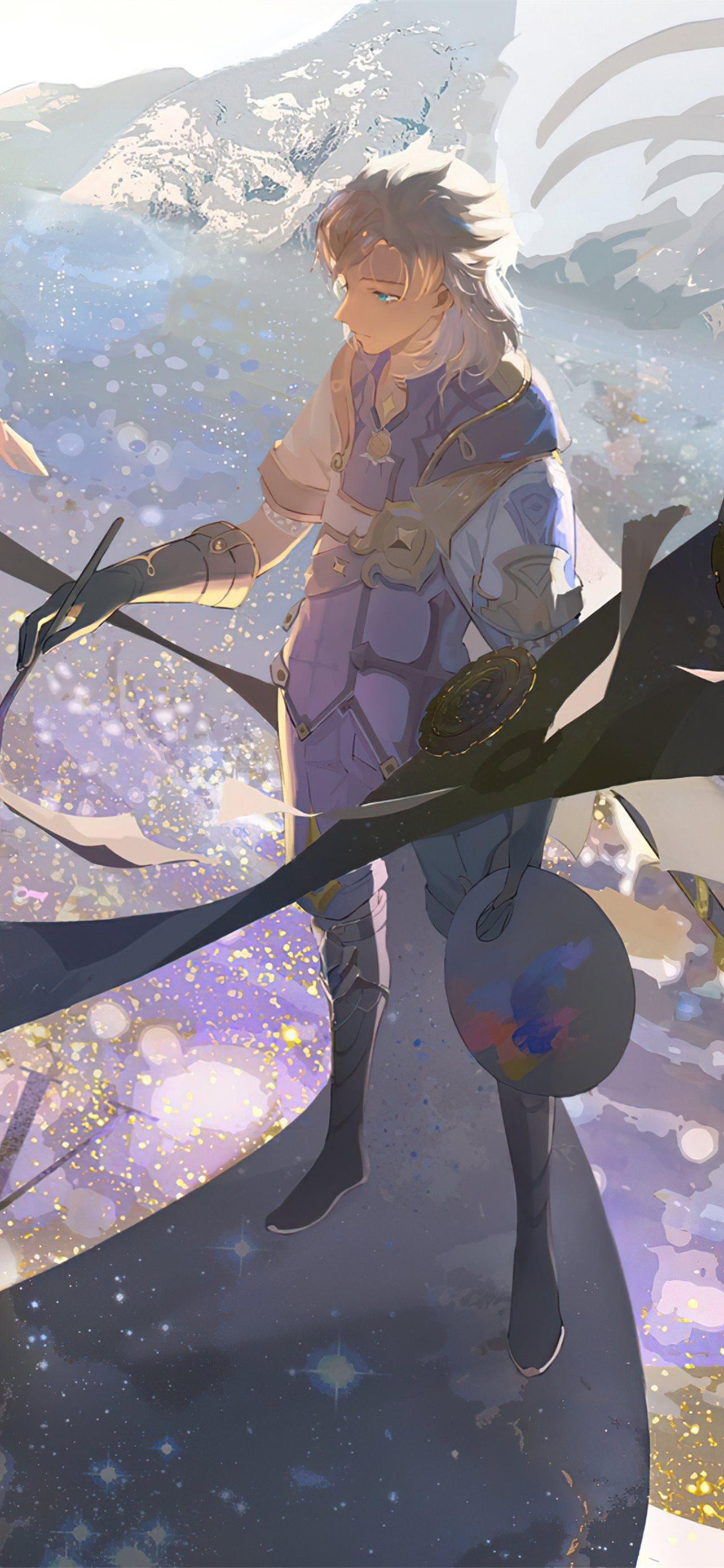 1284x2778 albedo genshin impact iPhone Wallpaper Free Download