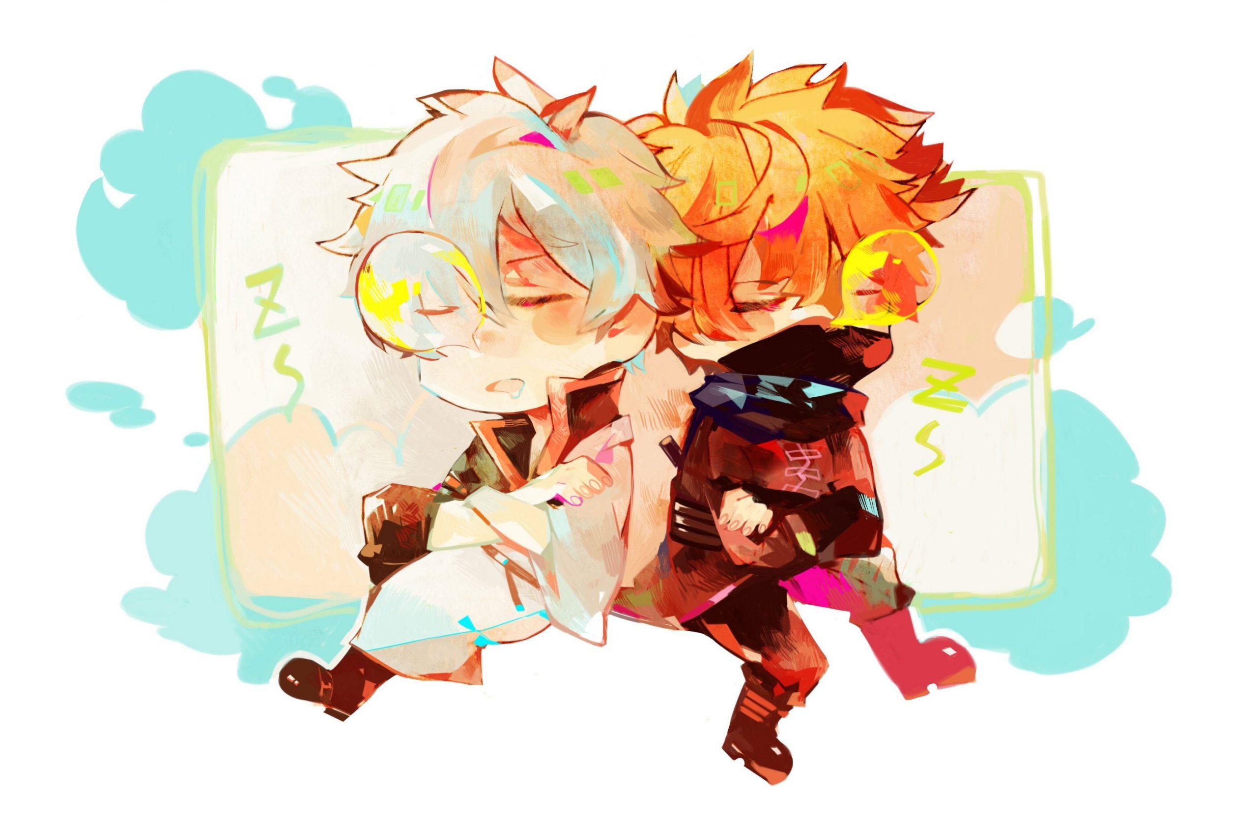 2560x1674 Wallpaper Chibi, Gin, Tama 2814x1840px 2k Free Download