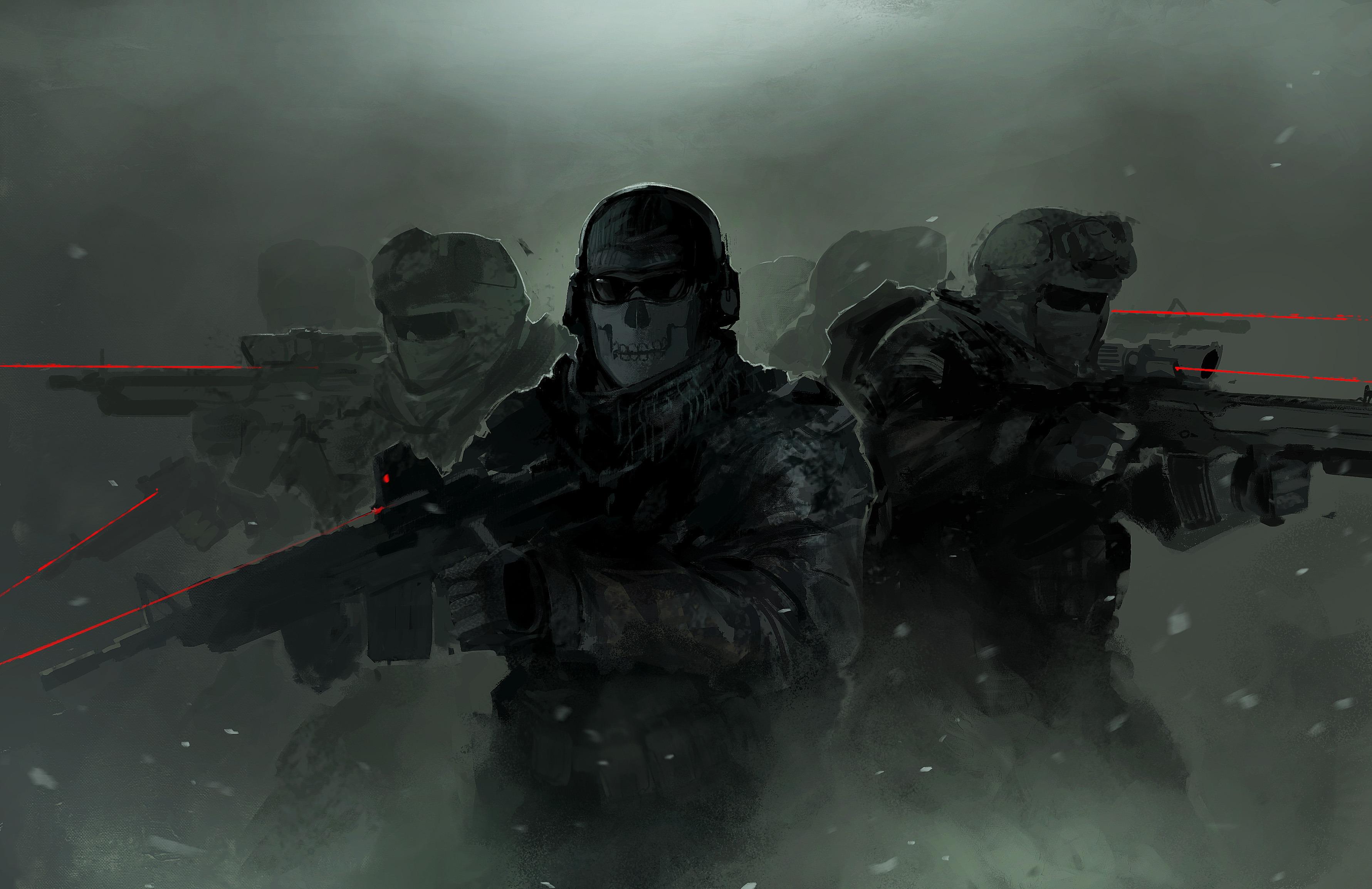 Call of duty god. Гоуст mw2. Призрак Call of Duty Modern Warfare 2. Солдаты из Call of Duty Modern Warfare 2. КОЛДА МВ 2.