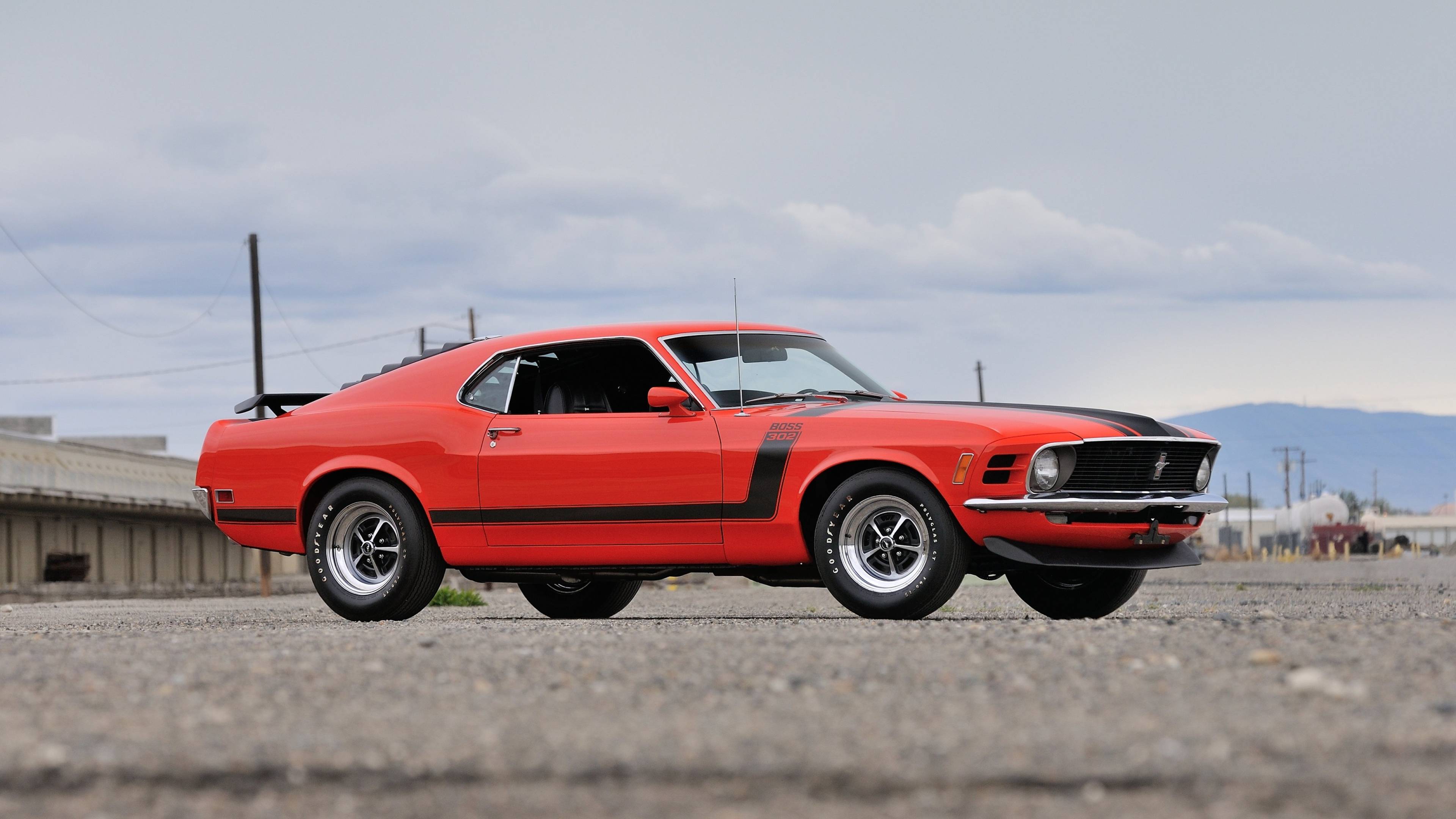 3840x2160 Ford Mustang Boss 302 Red Muscle Car 4K Wallpaper, HD Cars 4K Wallpaper, Image, Photo and Background