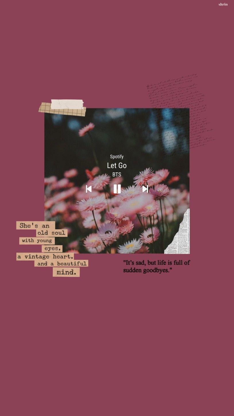 815x1448 let go. Music wallpaper, Bts wallpaper lyrics, Anime scenery wallpaper