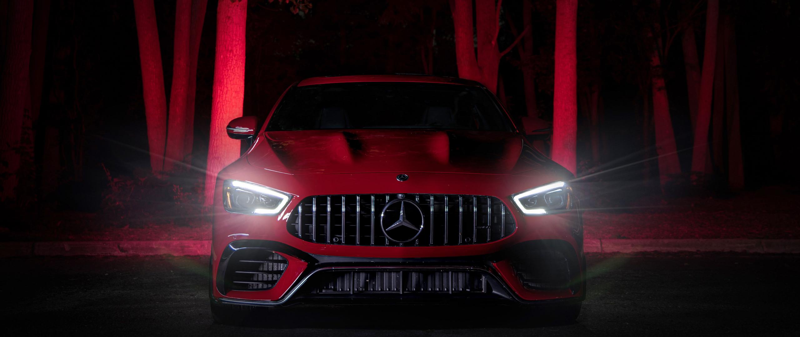 2560x1080 Download Wallpaper 2560x1080 2019 Mercedes Amg Gt 63 S 4matic, Red, Front, Dual Wide 2560x1080 HD Background, 22434