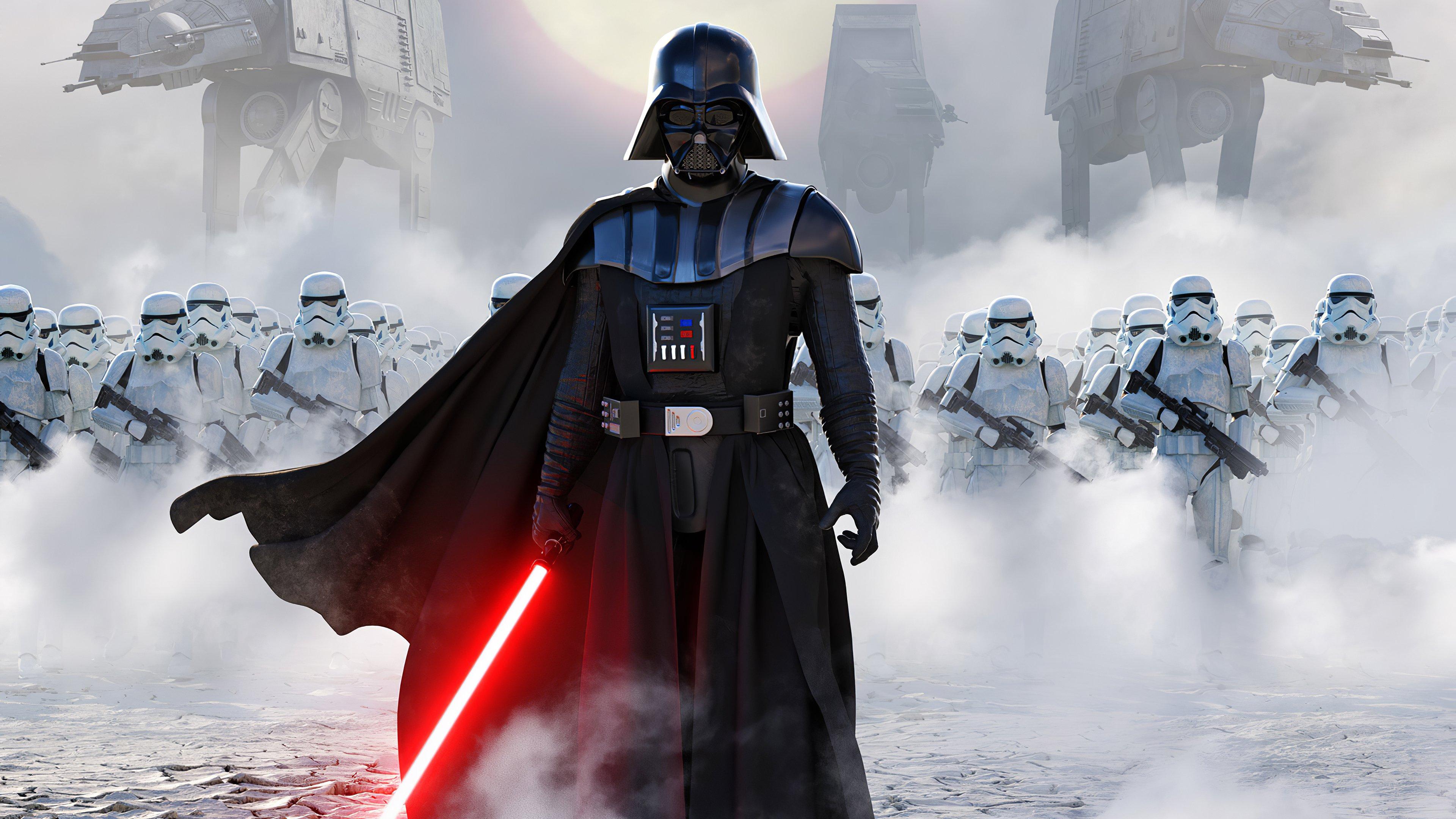 3840x2160 Clone Wars Darth Vader Wallpaper