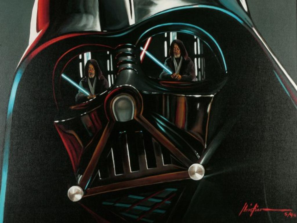 1024x768 Free 'Star Wars' Darth Vader Desktop Wallpaper [Star Wars] Geek Twins