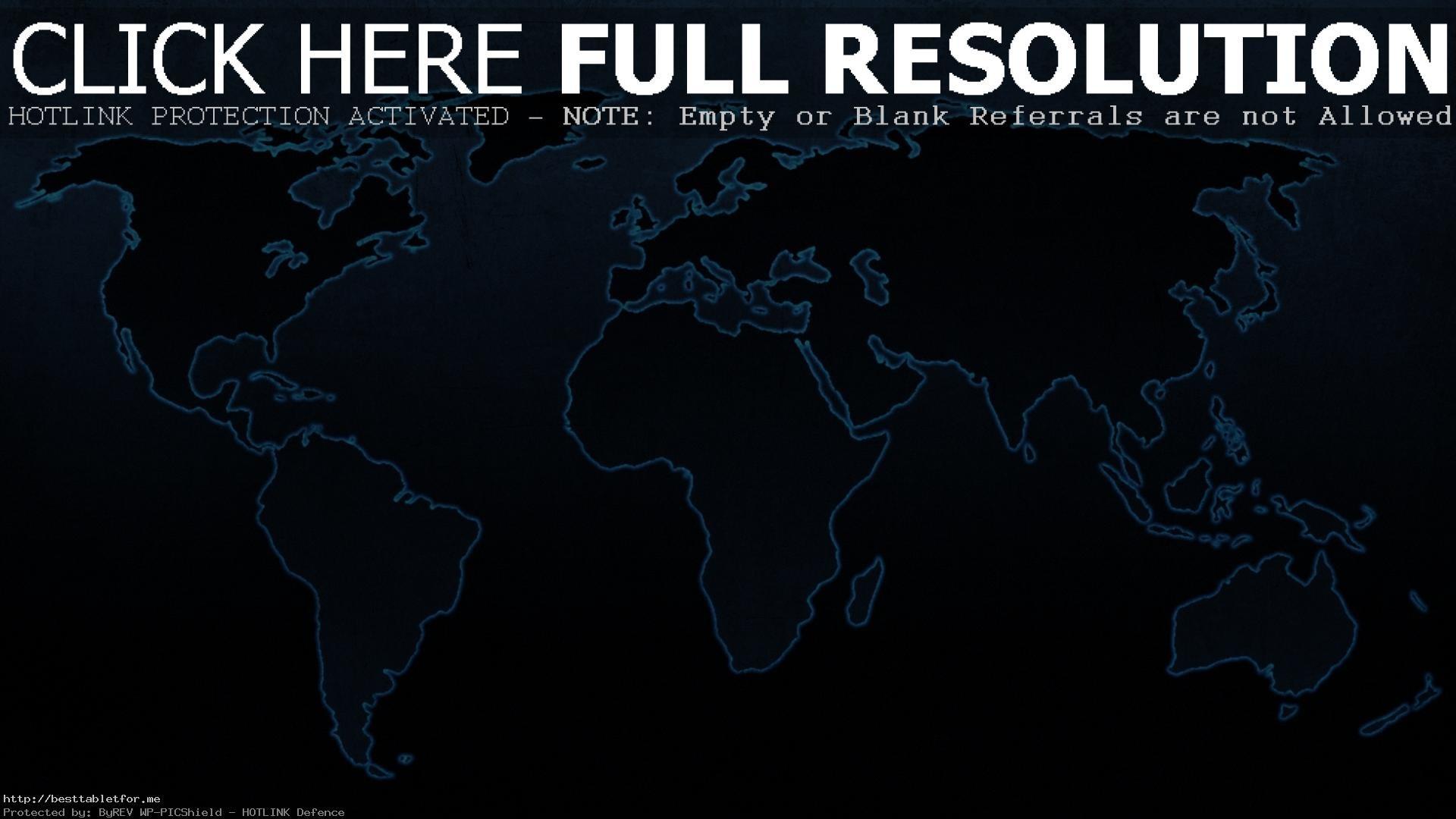 1920x1080 World Map Wallpaper
