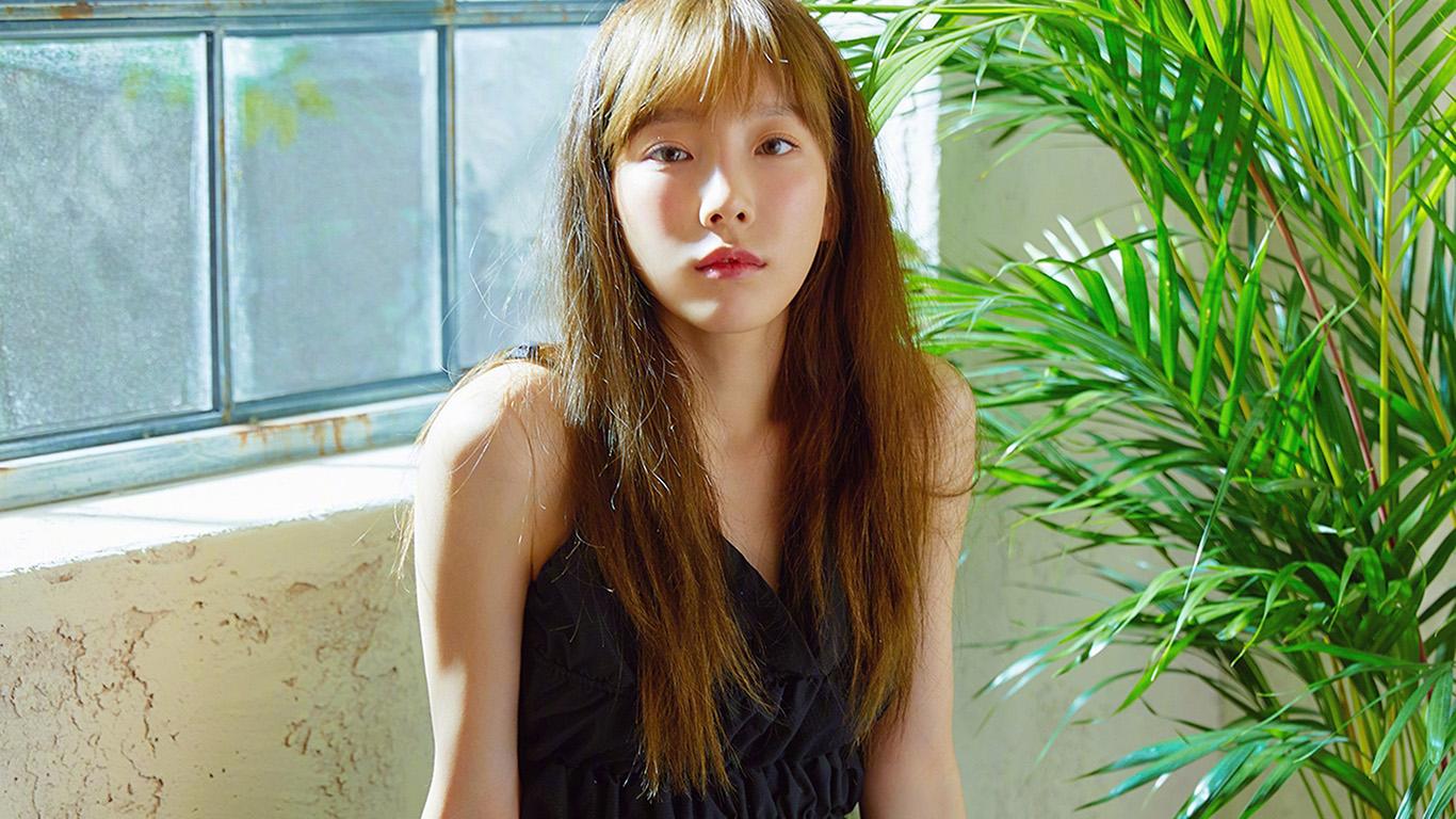 1366x768 wallpaper for desktop, laptop. kpop girl taeyeon