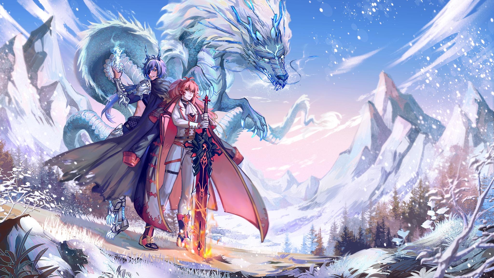 2048x1155 Diluc (Genshin Impact) HD Wallpaper and Background