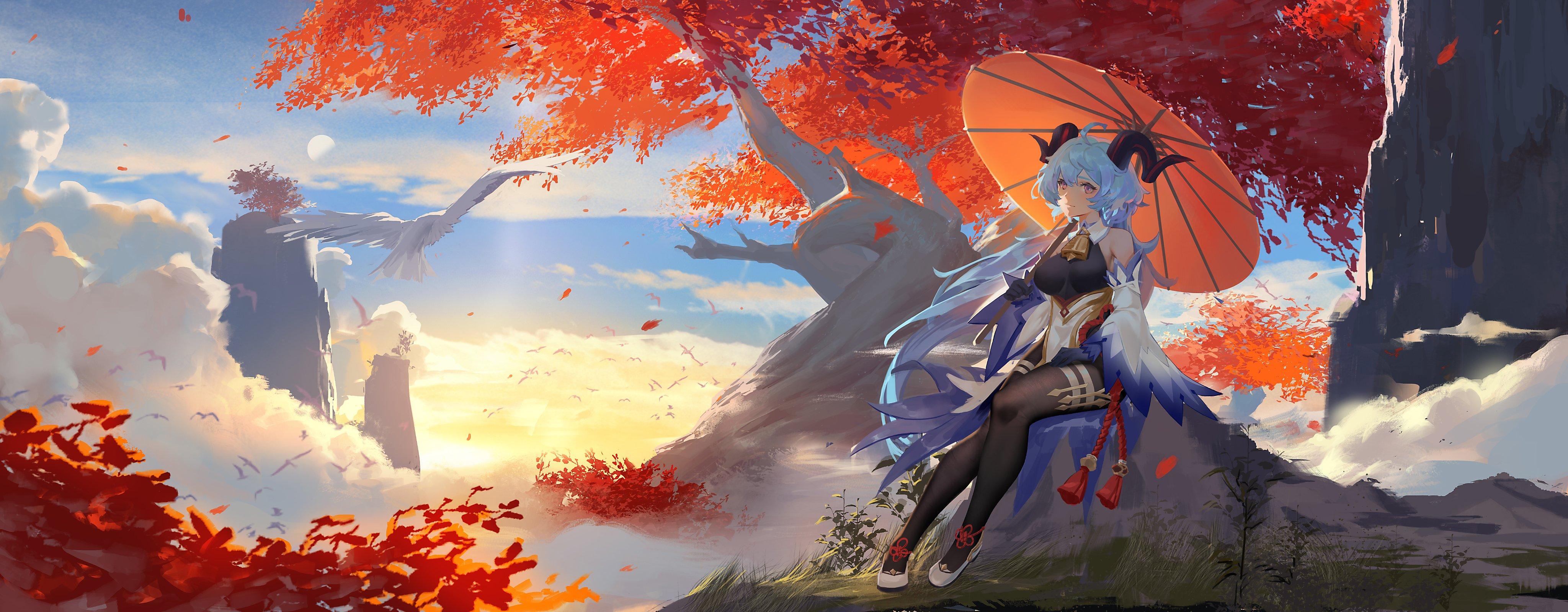 4096x1600 Hizumin on X: Some wonderful Genshin Impact wallpaper: #GenshinImpact #原神 #GenshinWallpaper #Eula #Ganyu #Noel #Klee / X