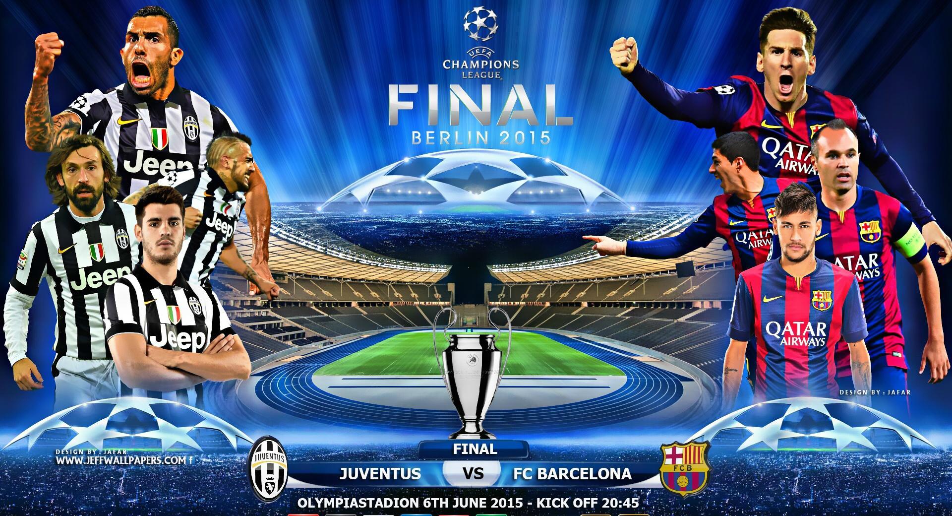 1920x1040 JUVENTUS BARCELONA CHAMPIONS LEAGUE FINAL Wallpaper HD Download