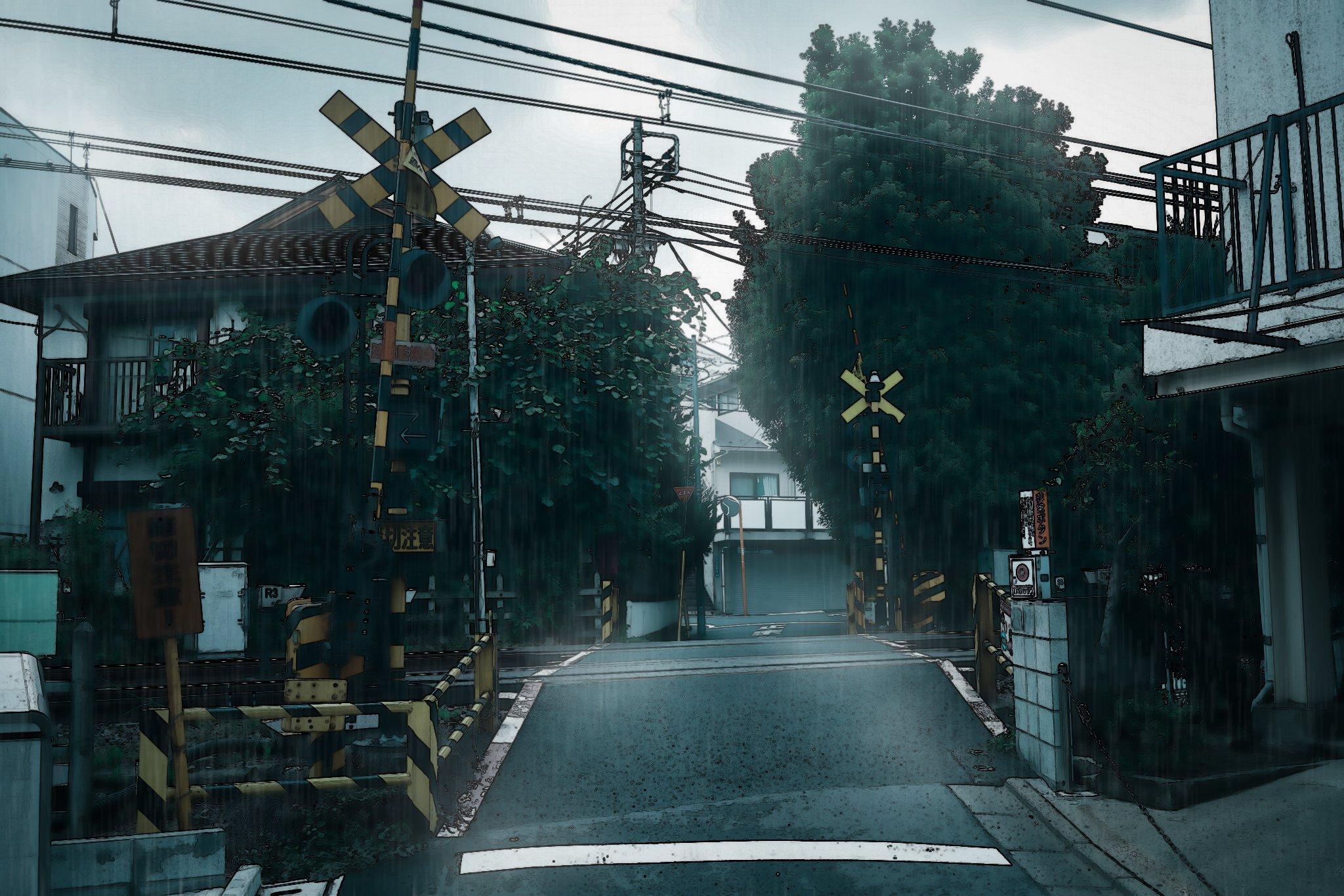 2048x1366 Alex Knight // AGK42 days in Tokyo // #tokyo #anime #rain #japan