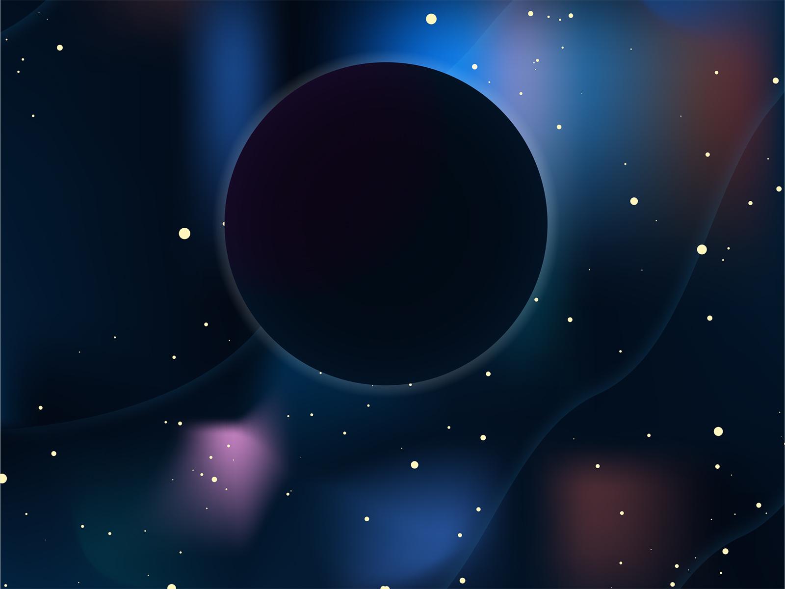 1600x1200 Galaxy Black Hole BackgroundD, Black, Blue Templates. Free PPT Grounds and PowerPoint