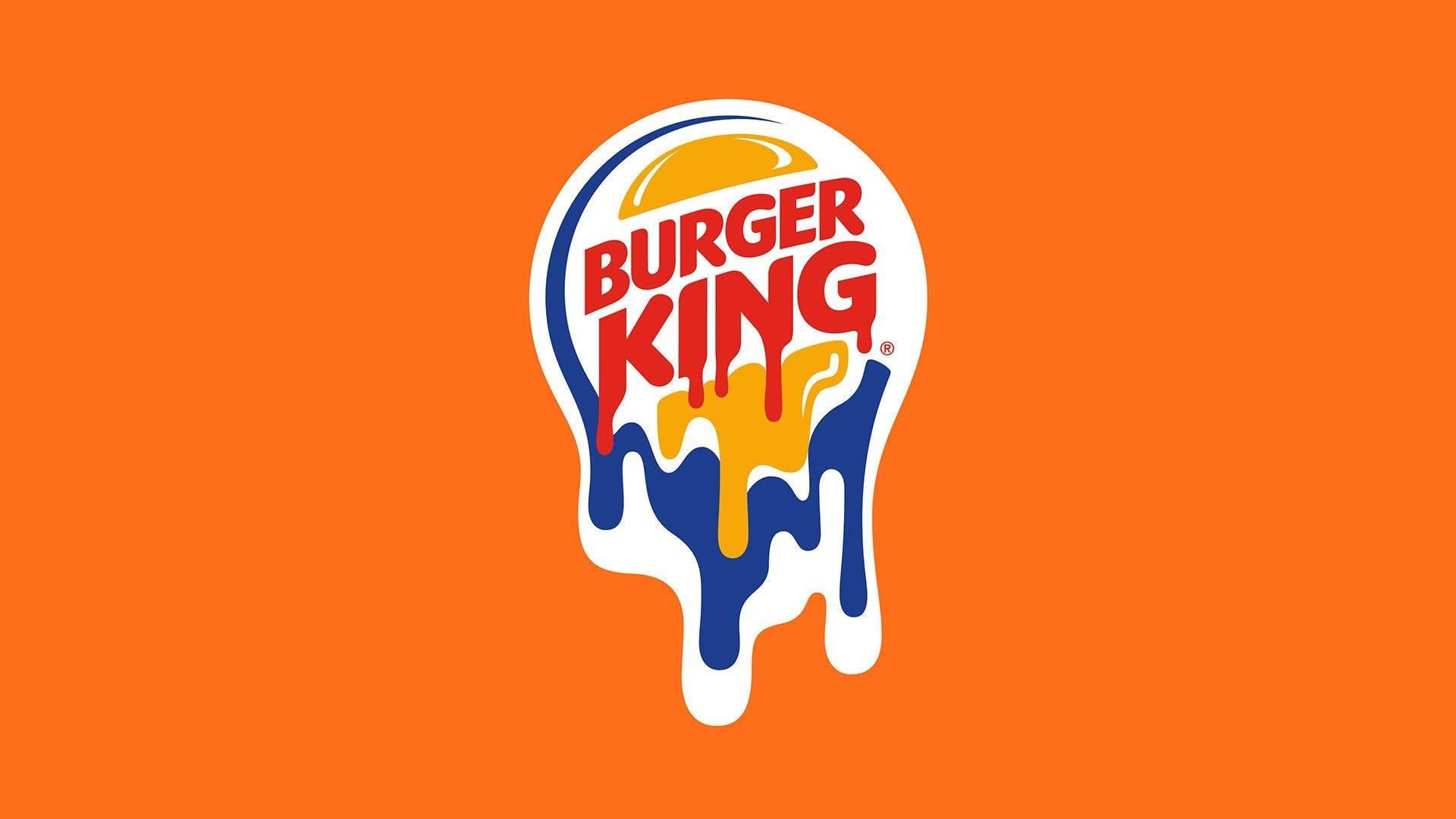 1920x1080 Download Smudged Burger King Logo Wallpaper