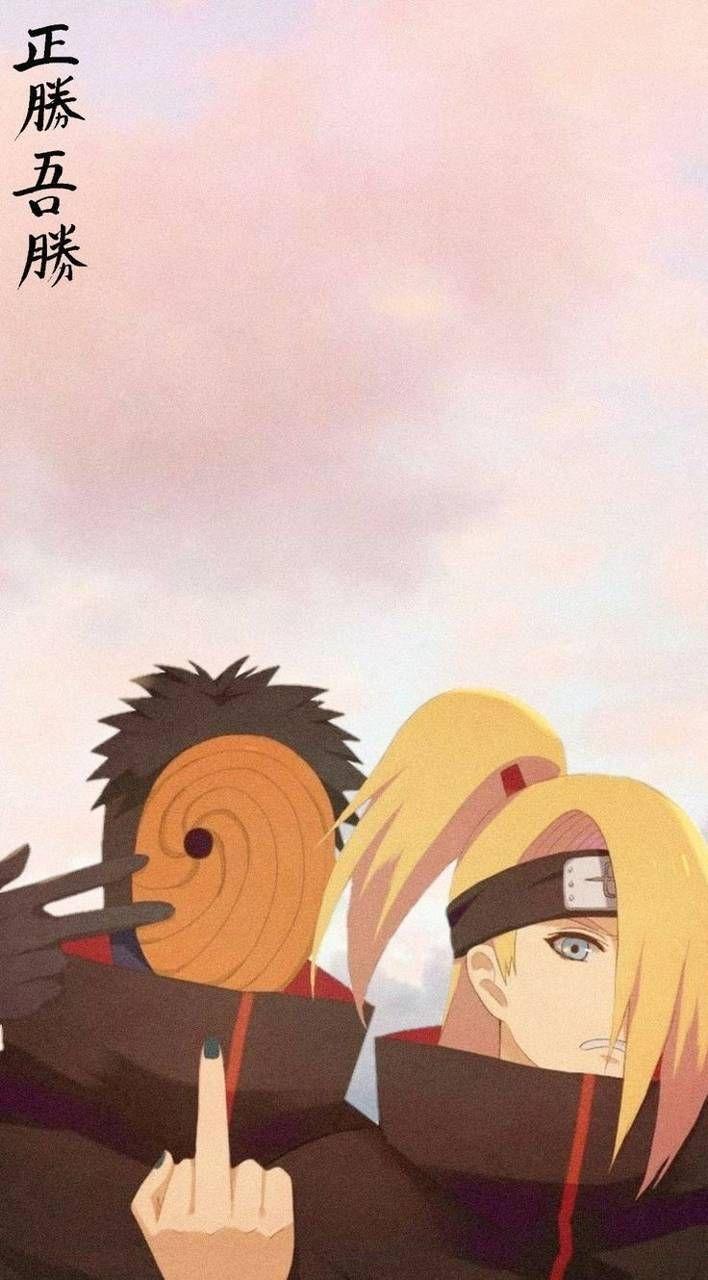 708x1280 Tobi And Deidara Wallpaper