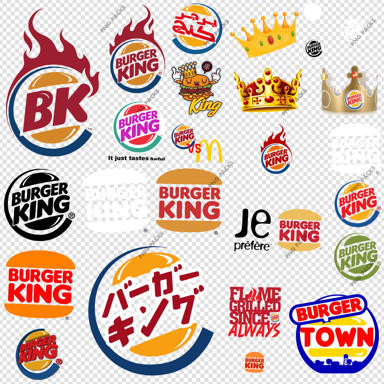 1260x1260 Burger King Logo PNG Transparent Image Download