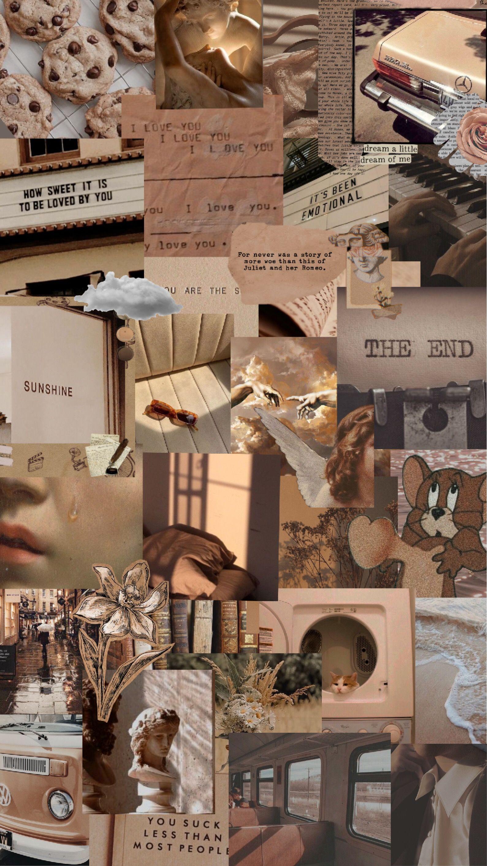 1589x2827 Brown Aesthetic Wallpaper