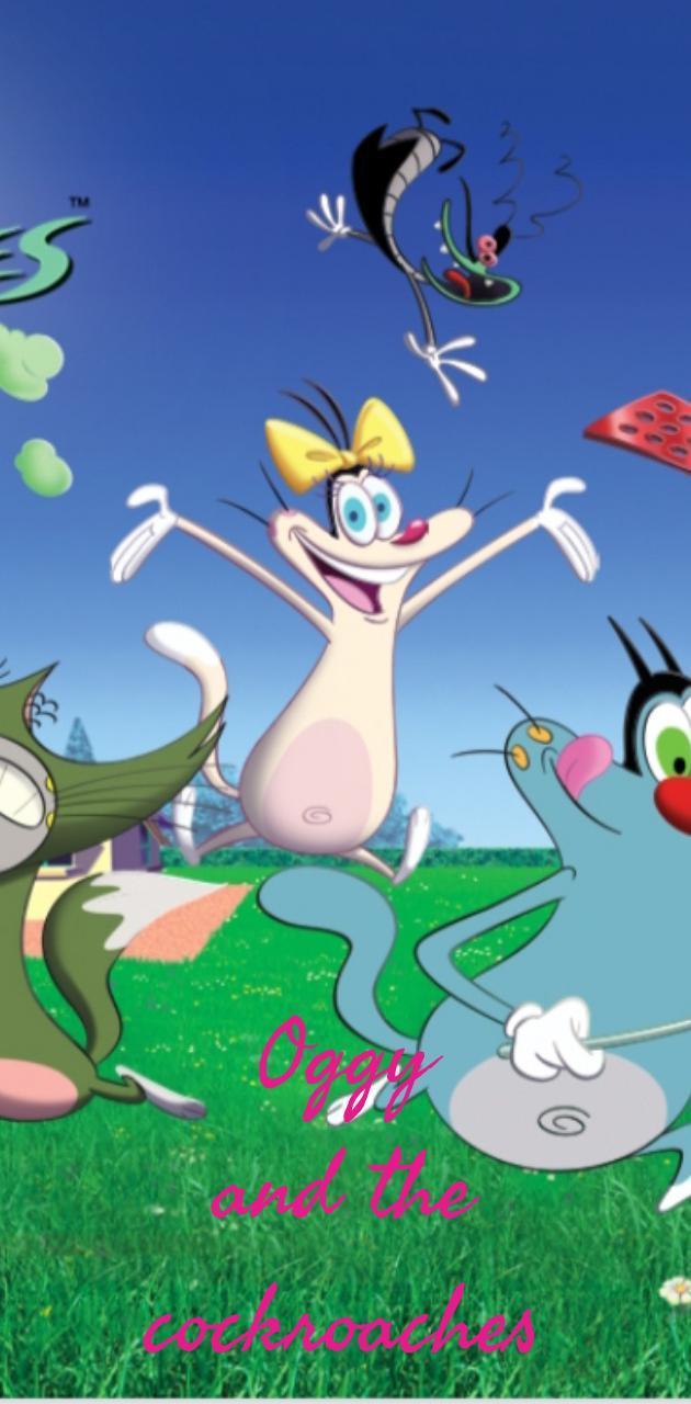 630x1280 Oggy and the cockroach wallpaper