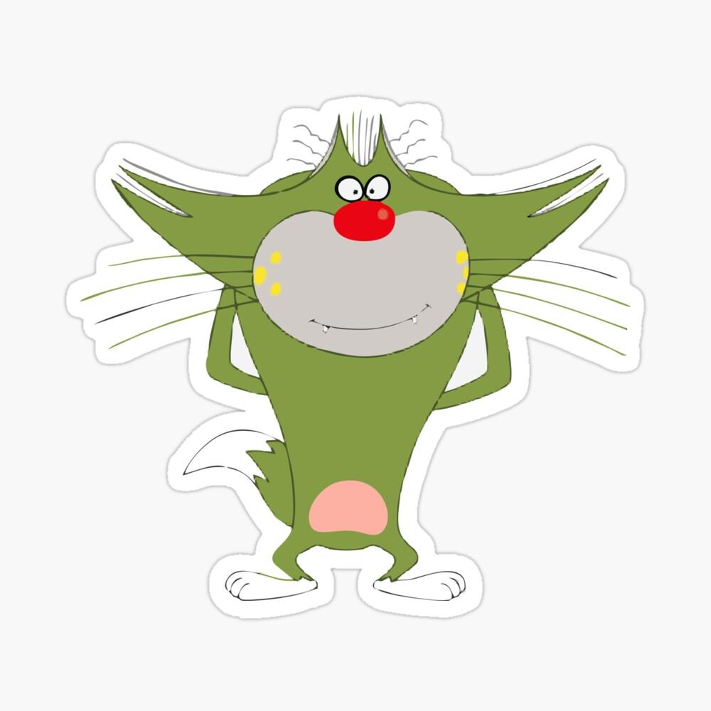 1000x1000 jack vector Oggy And The Cockroaches Photographic Print