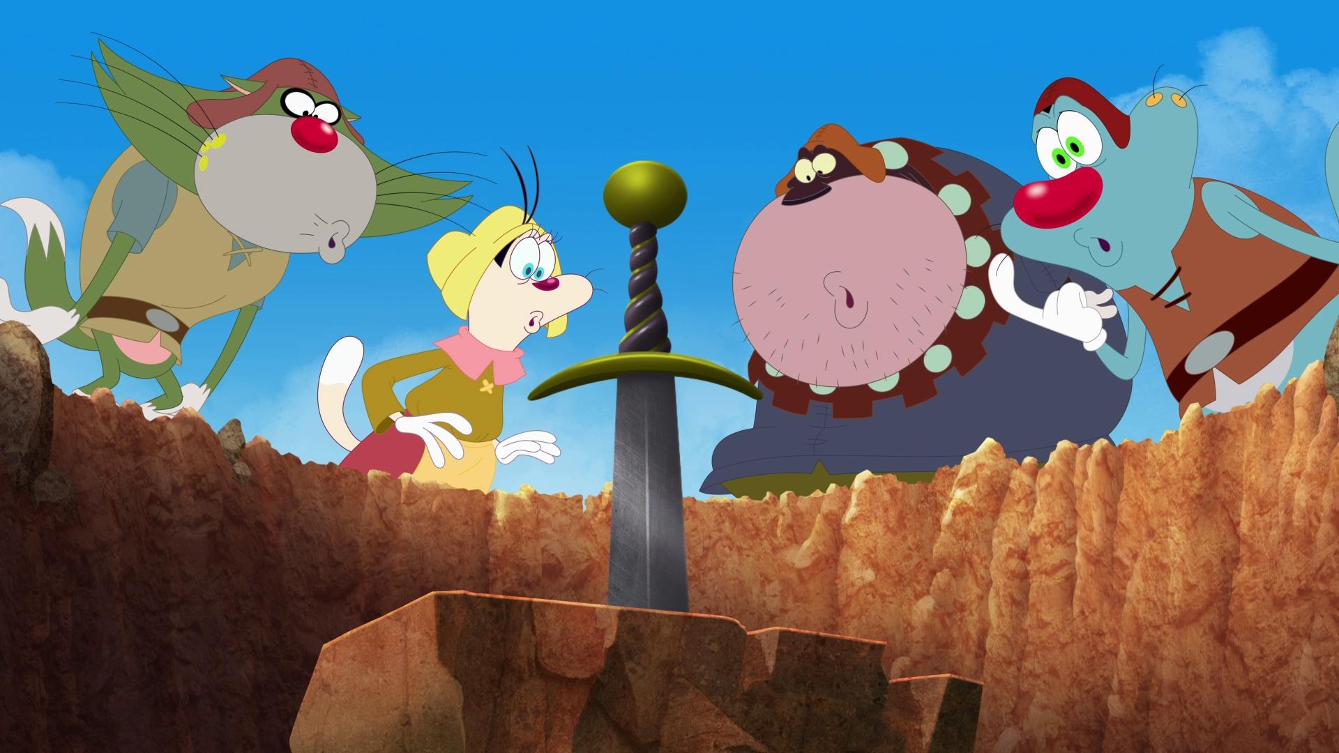 1920x1080 Watch Oggy and the Cockroaches:E2 Oggy And The Legend Of Excalibur. Oggy and the Grasshopper Cloud. Oggys Dragon (2012) Online for Free. The Roku Channel