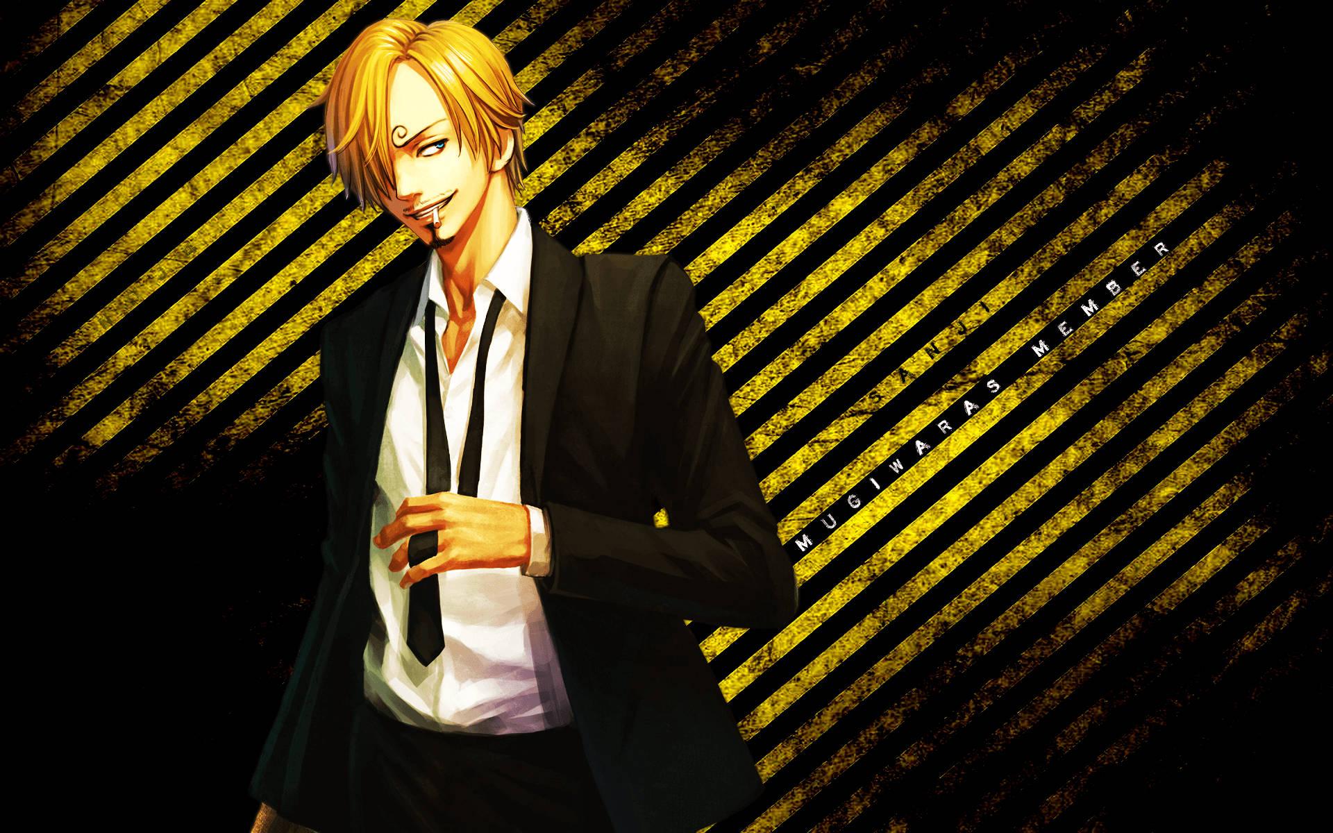 1920x1200 Download Sanji In Yellow Theme Wallpaper
