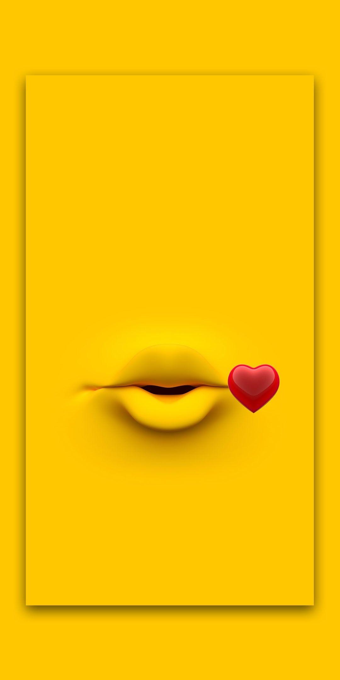1080x2160 Yellow theme Wallpaper Download