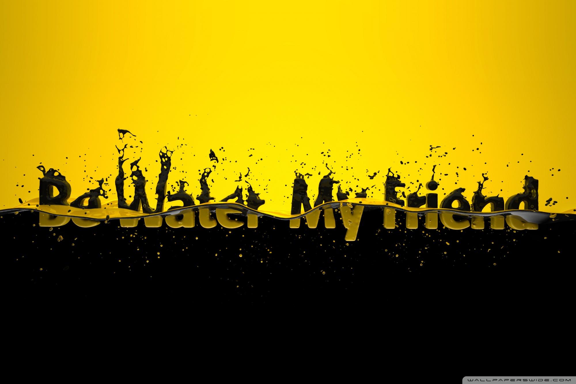 2000x1333 Black And Yellow Ultra HD Desktop Background Wallpaper for 4K UHD TV : Multi Display, Dual Monitor : Tablet