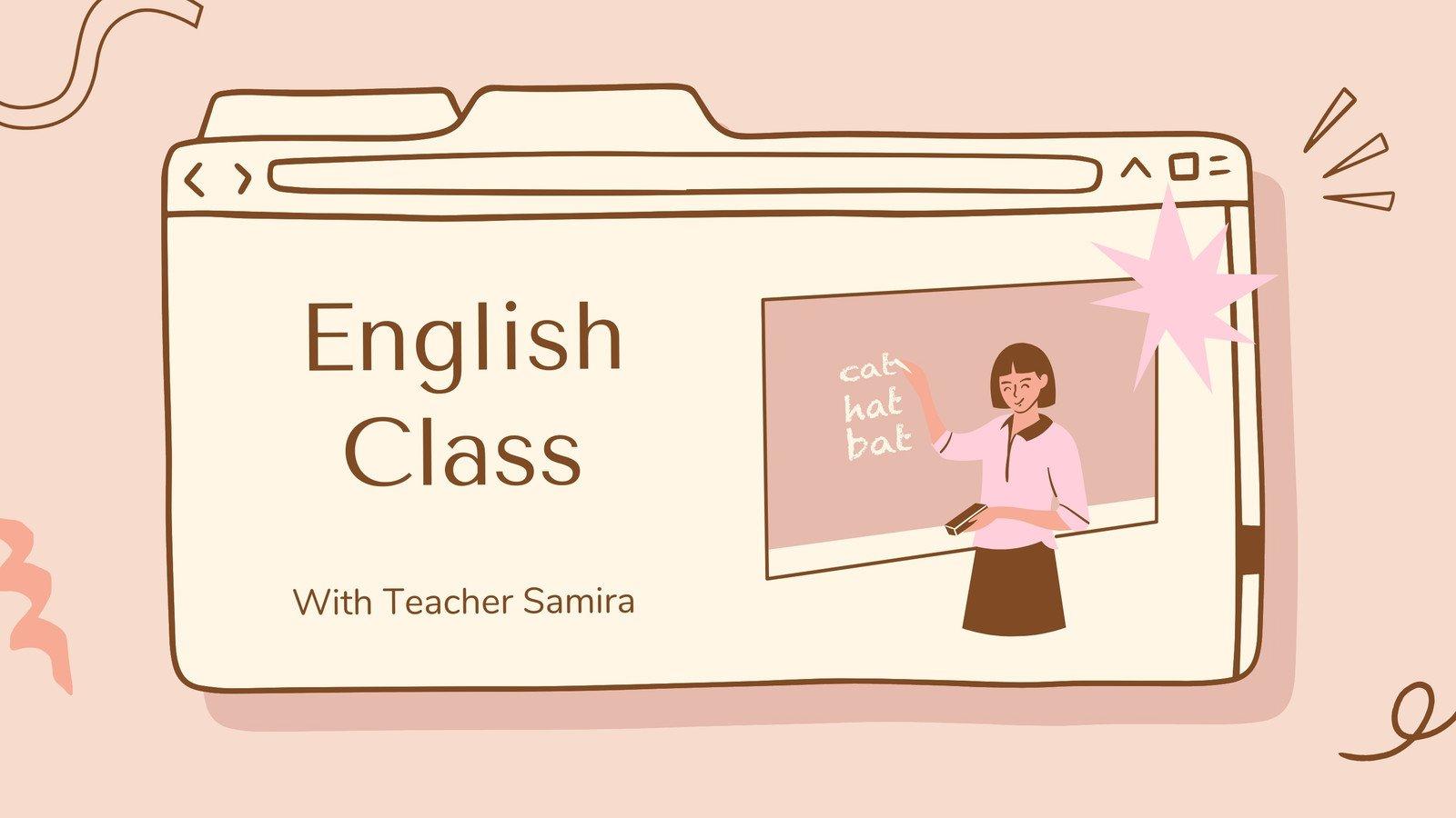 1600x900 Free and customizable english templates
