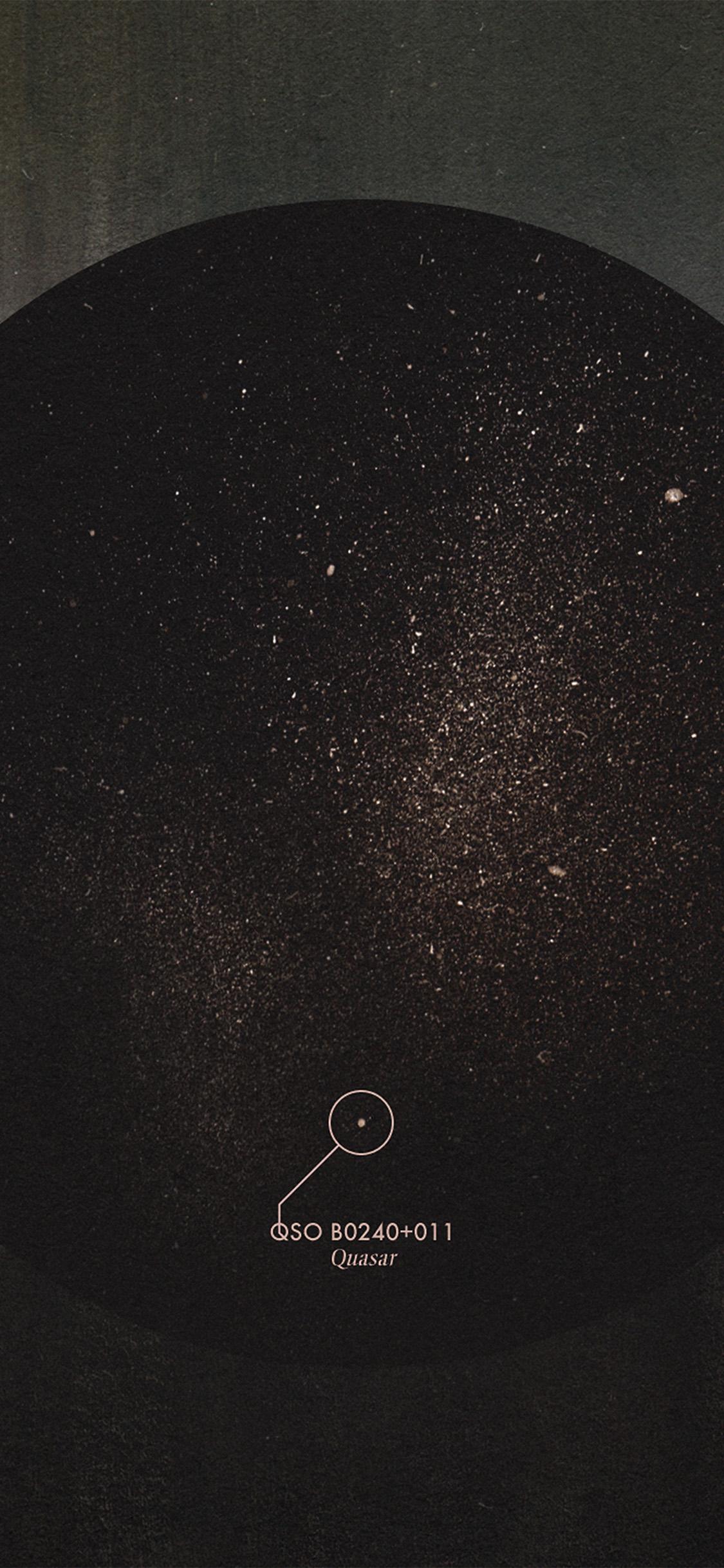 1125x2436 Simple Space Wallpaper