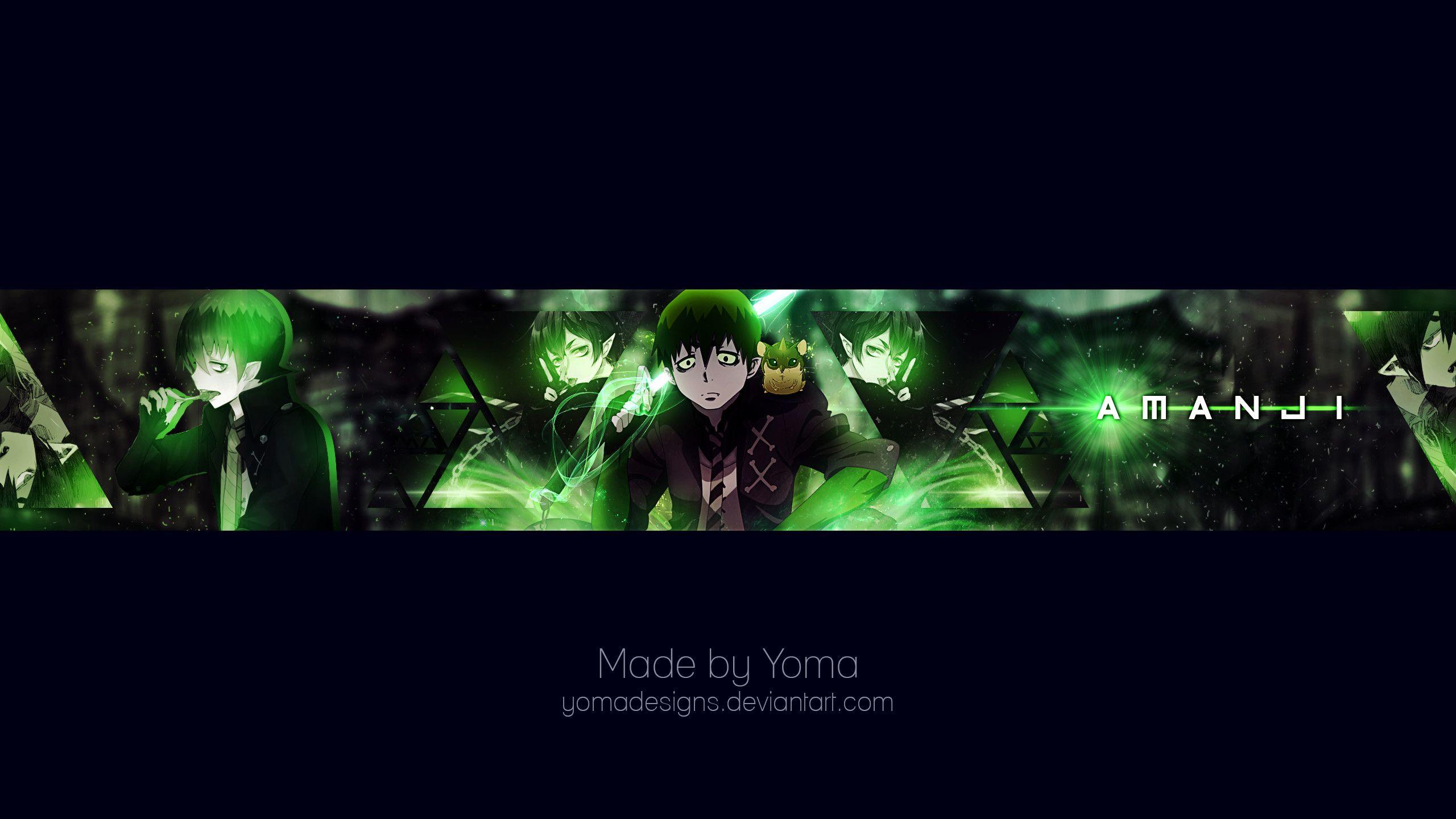 Edit and design anime youtube banner by Kagawasan02 | Fiverr