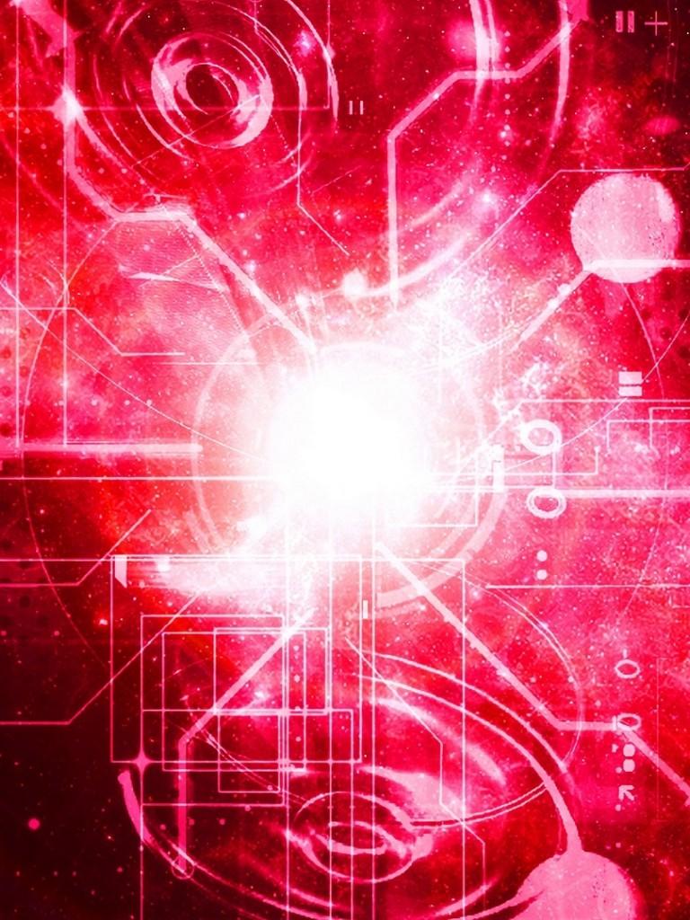 768x1024 Shiny Red Explosion HD Wallpaper Non Retina IPad Wallpaper .net