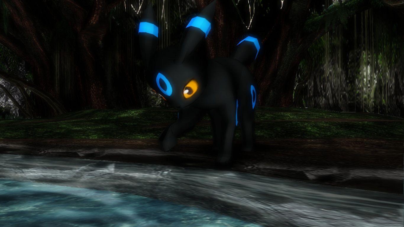 1366x768 1366x768px Shiny Umbreon Wallpaper
