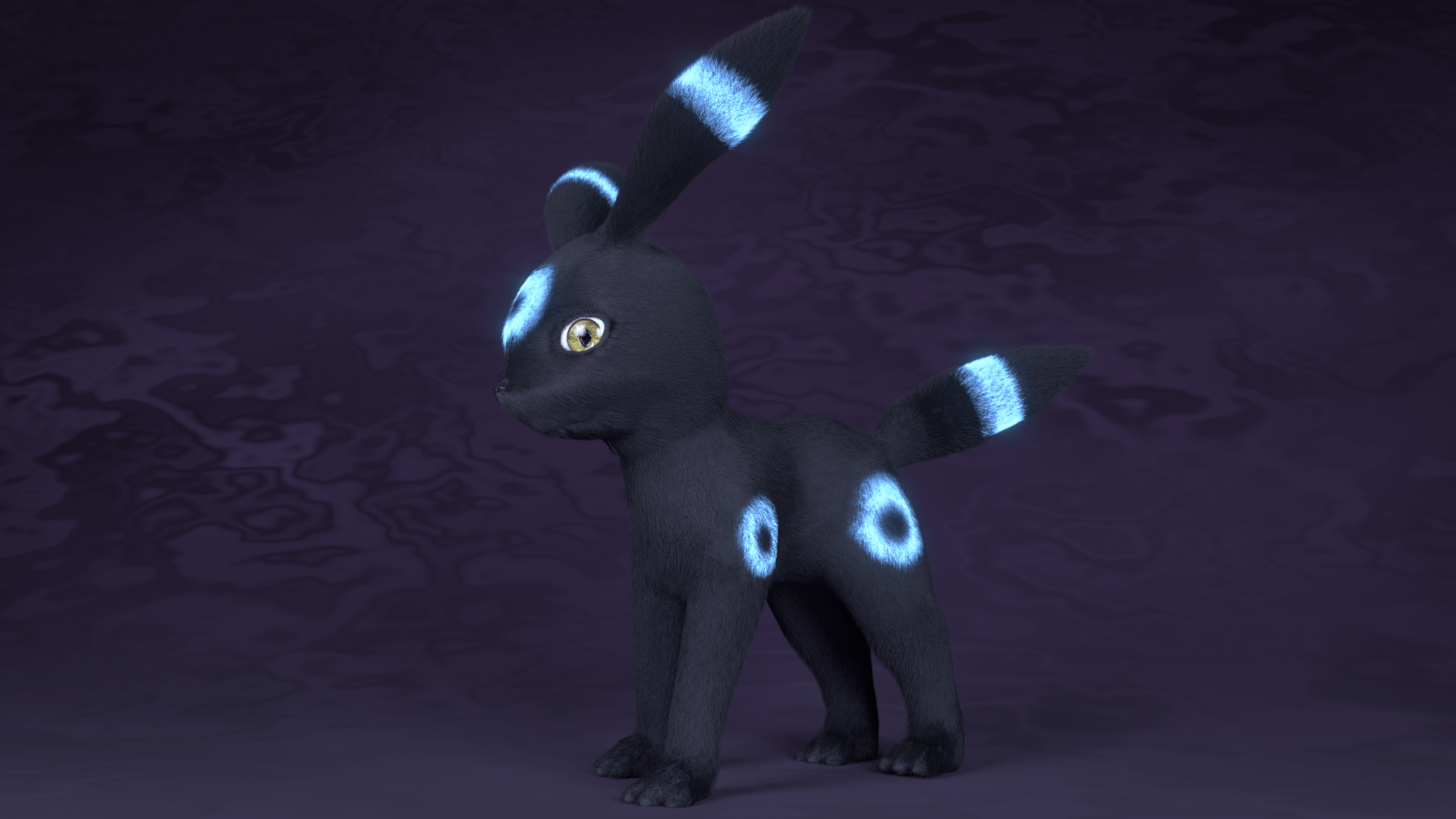 1920x1080 Shiny Umbreon Wallpaper