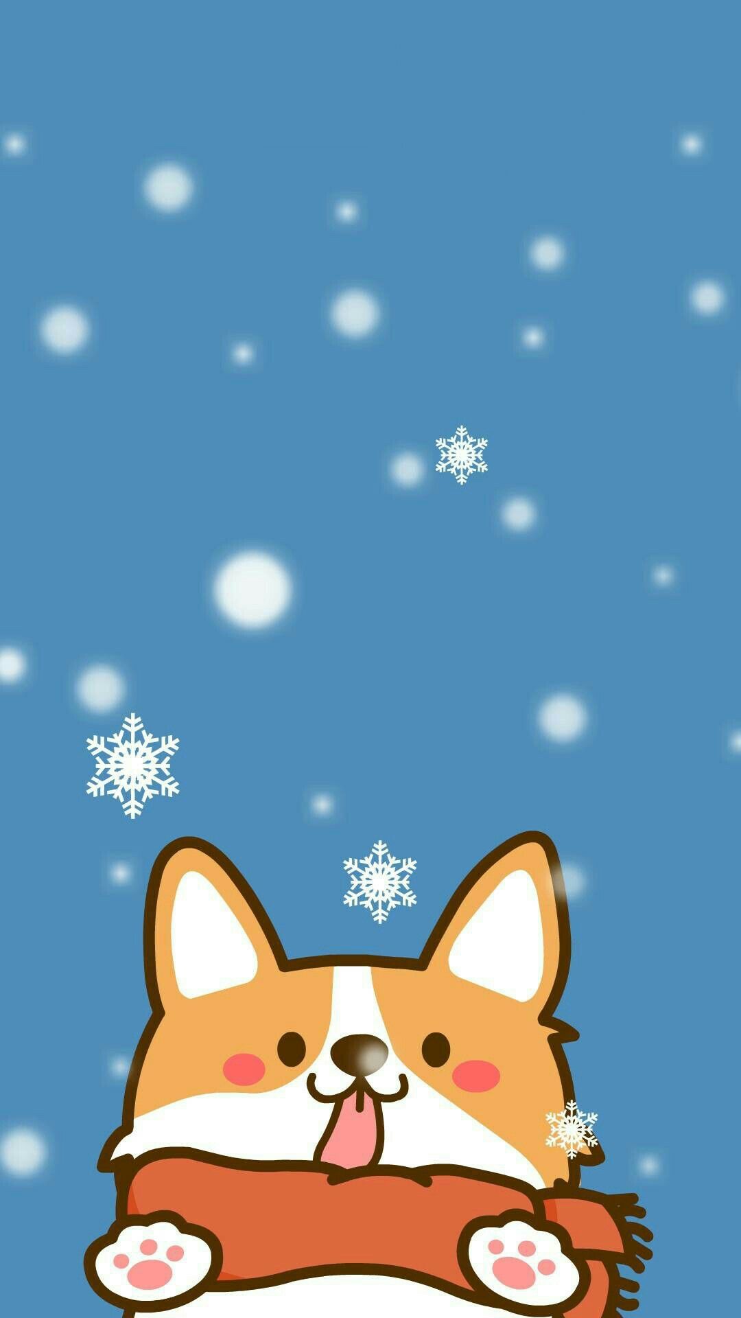 1080x1920 Cute Corgi Wallpaper