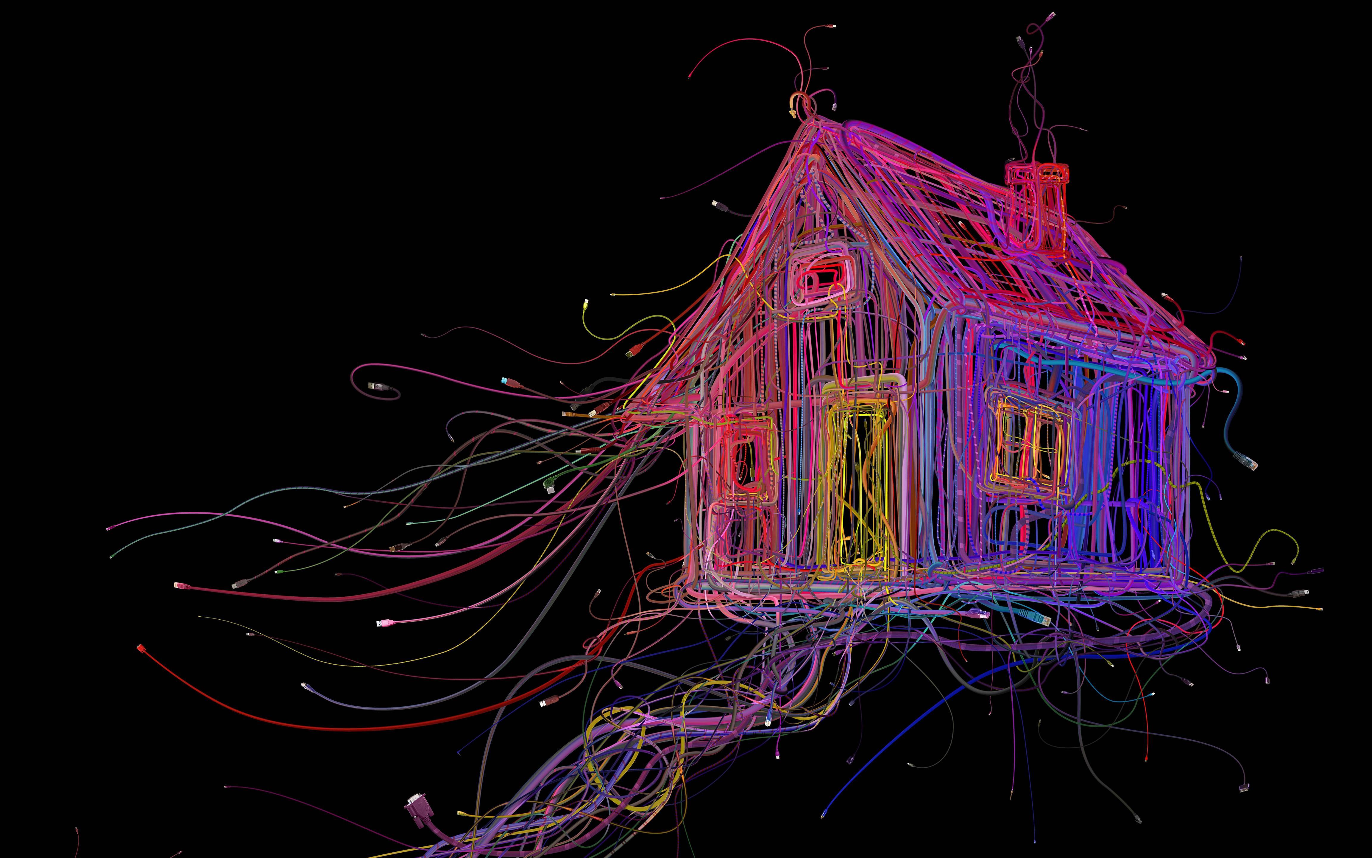 4608x2880 Artistic Colourful House Wallpaper, HD Artist 4K Wallpaper, Image, Photo and Background
